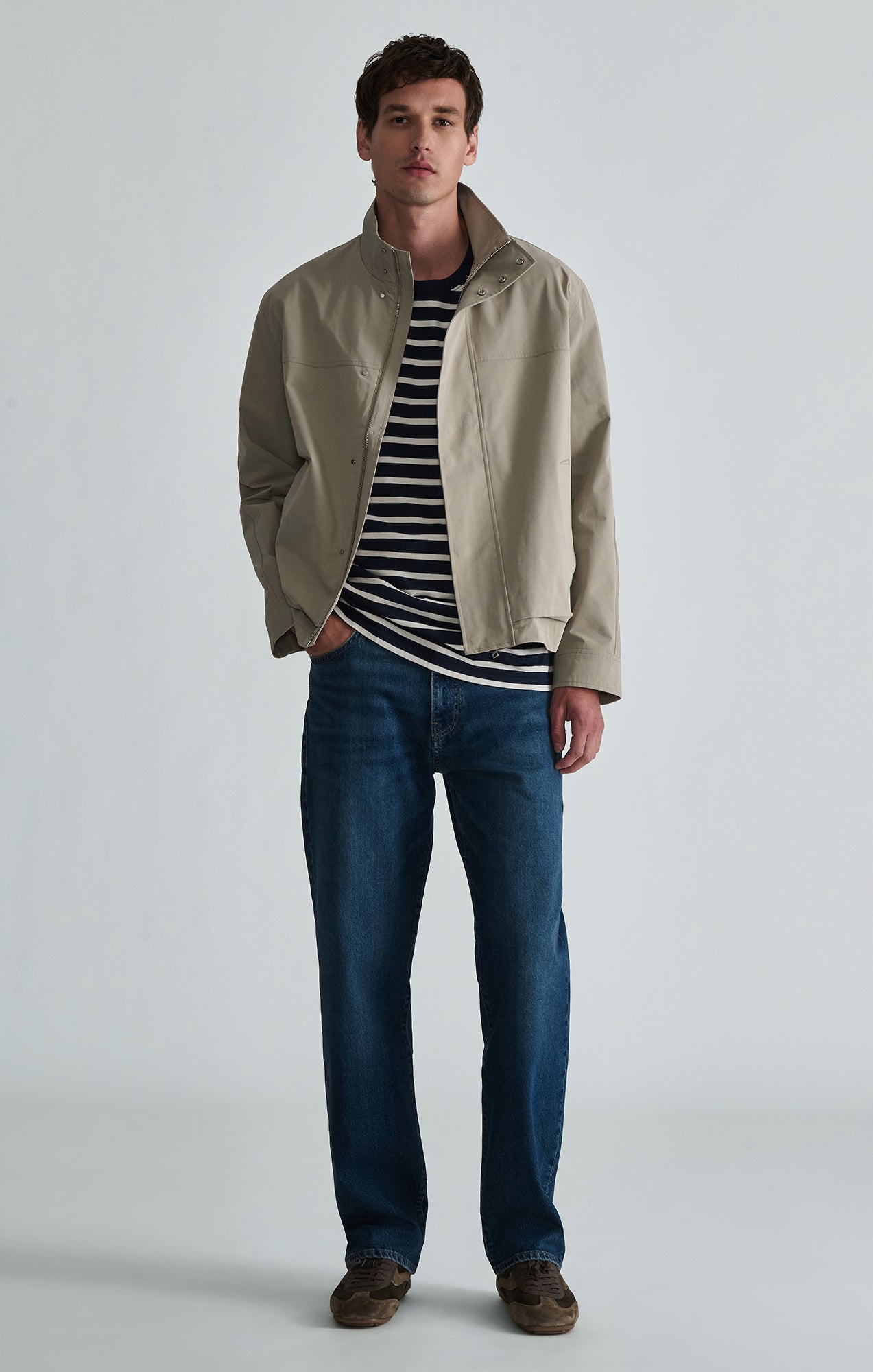 Mavi Men's Utility-Style Bomber Jacket in Winter Twig – Mavi Jeans