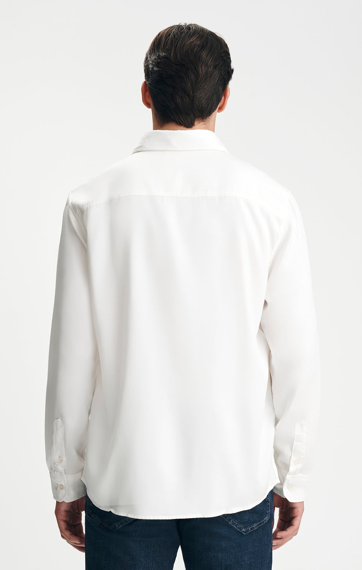 TENCEL™ BUTTON-UP SHIRT IN ANTIQUE WHITE - Mavi Jeans