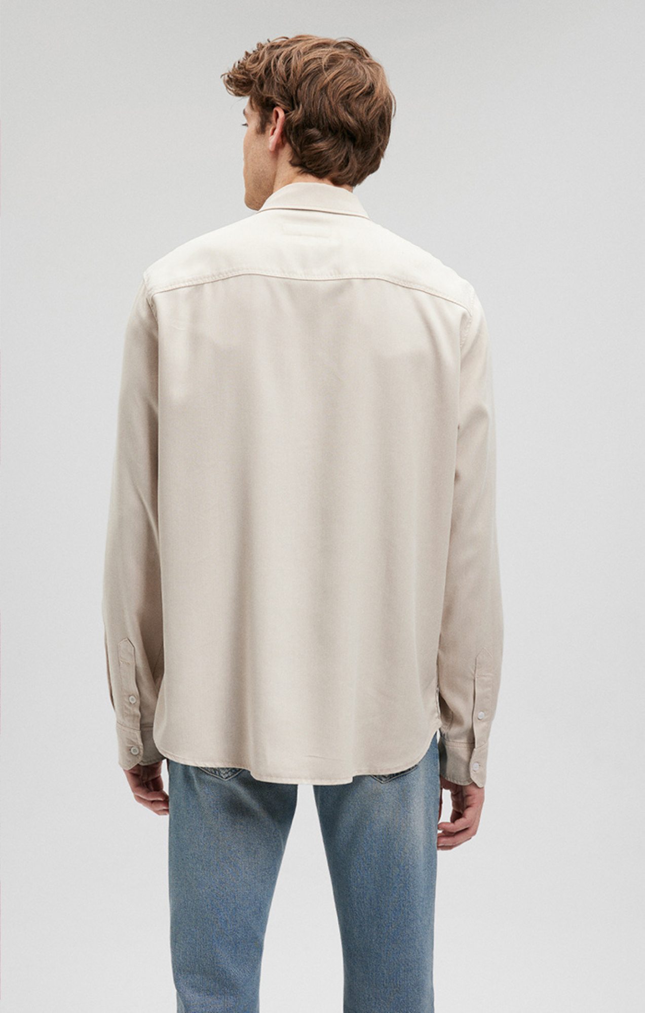BUTTON-UP LONG SLEEVE SHIRT IN MOONSTRUCK - Mavi Jeans