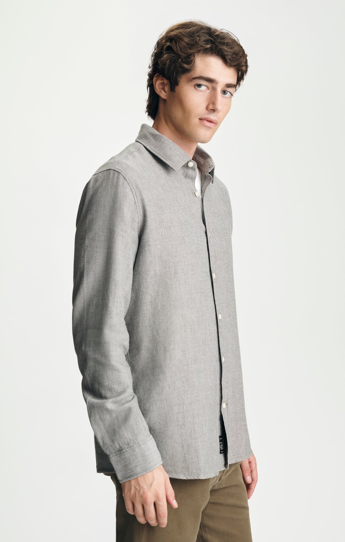 SLIM BUTTON-UP SHIRT IN KAMBABA