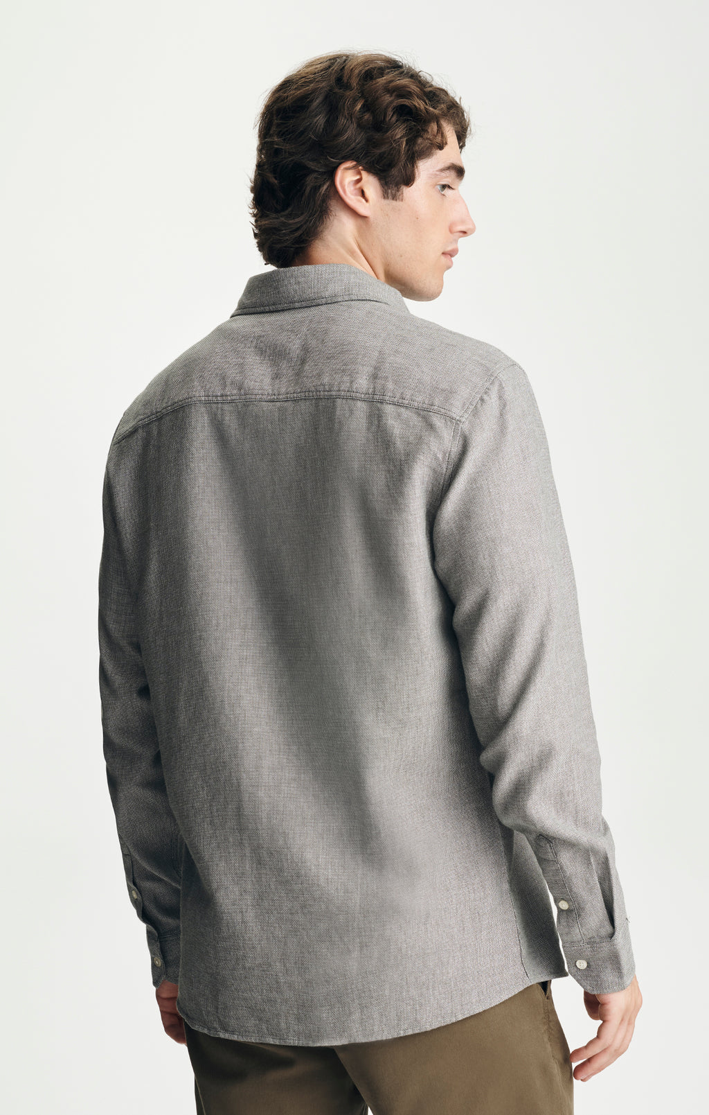 SLIM BUTTON-UP SHIRT IN KAMBABA
