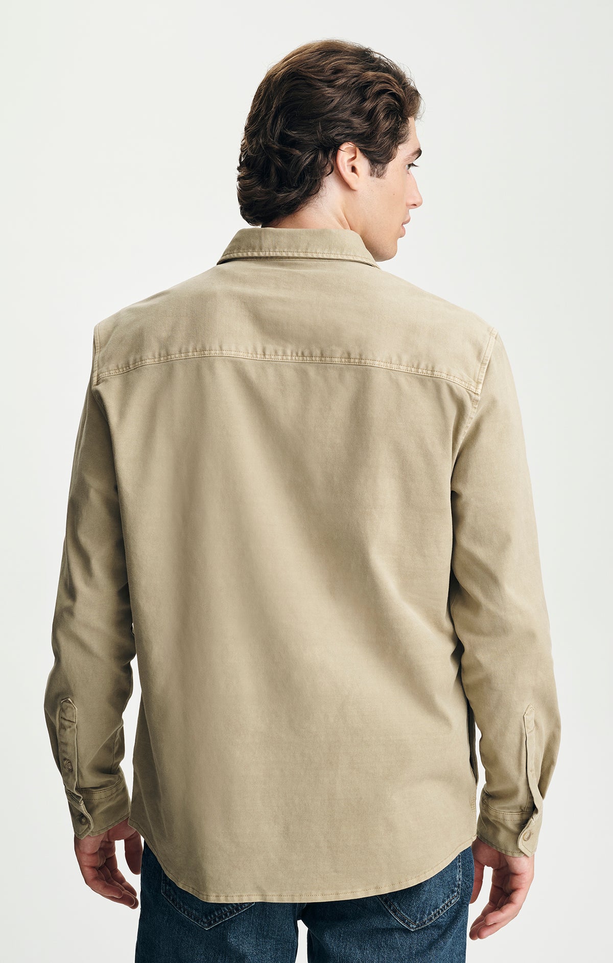 DOUBLE POCKET OVERSHIRT IN TWILL