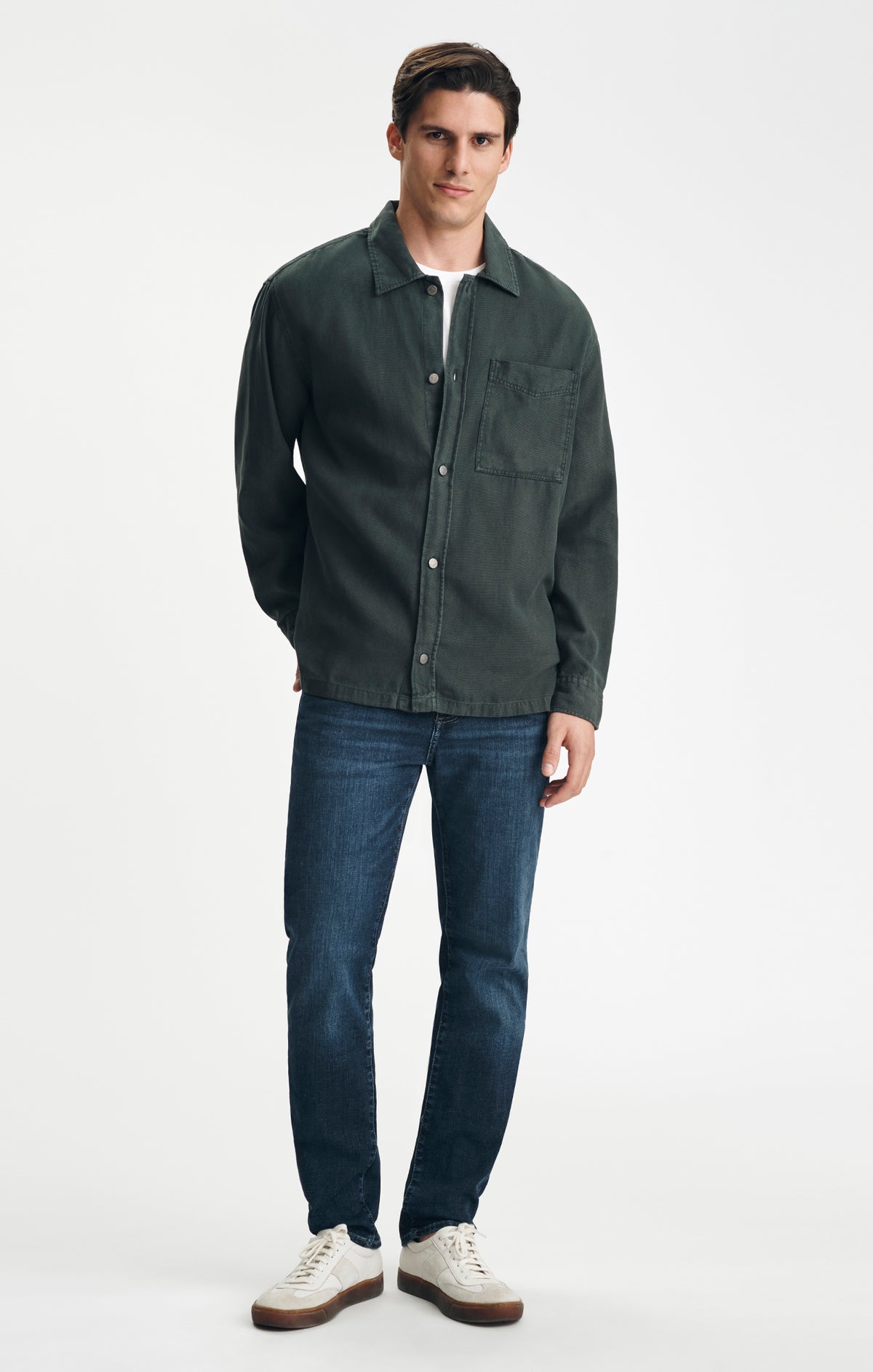 ONE POCKET BUTTON-UP SHIRT IN PINE GROVE - Mavi Jeans