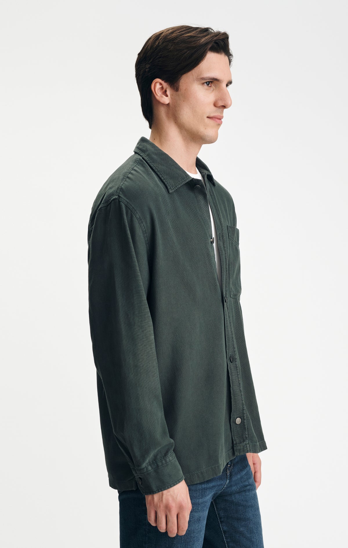 ONE POCKET BUTTON-UP SHIRT IN PINE GROVE - Mavi Jeans