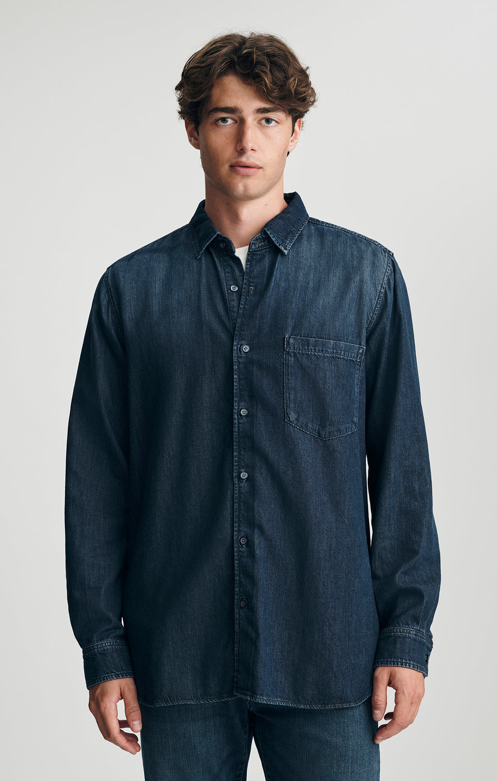 BILL DENIM SHIRT IN DEEP BRUSHED AIR-LITE - Mavi Jeans