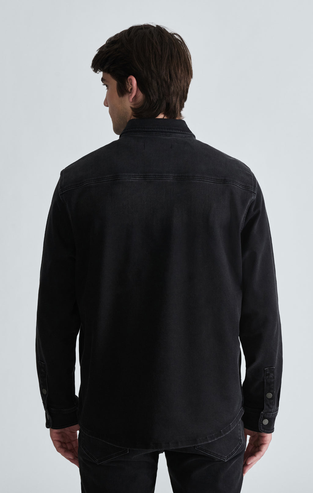 ASHER DENIM OVERSHIRT IN SMOKE EXPLORER - Mavi Jeans