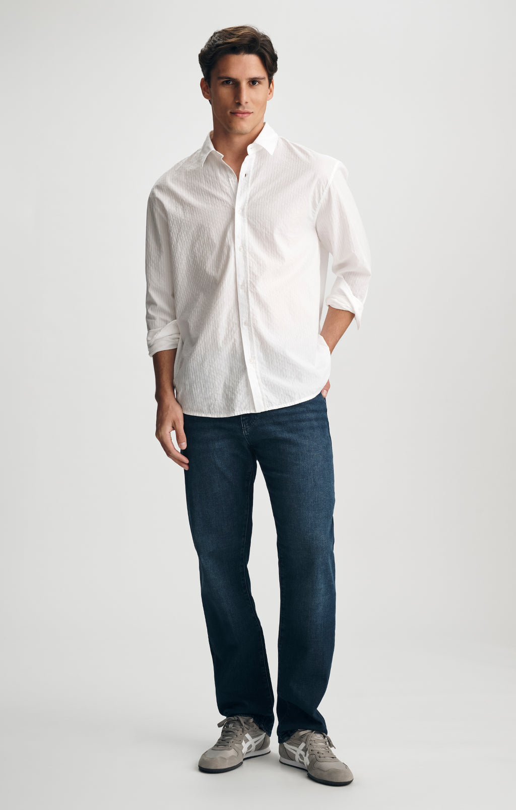 BUTTON-UP SHIRT IN WHITE - Mavi Jeans