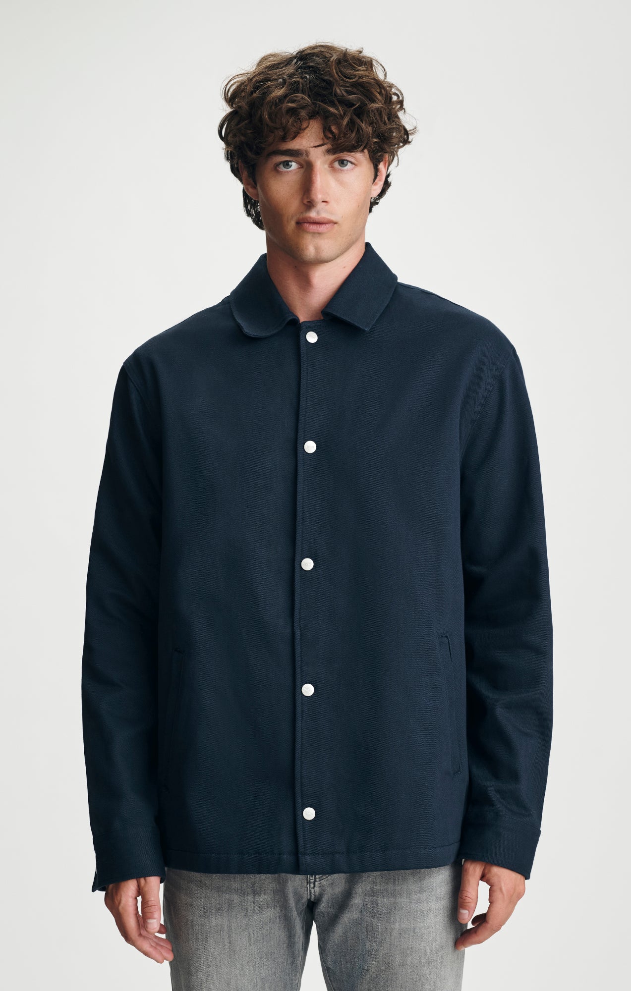 TWILL OVERSHIRT IN TOTAL ECLIPSE - Mavi Jeans