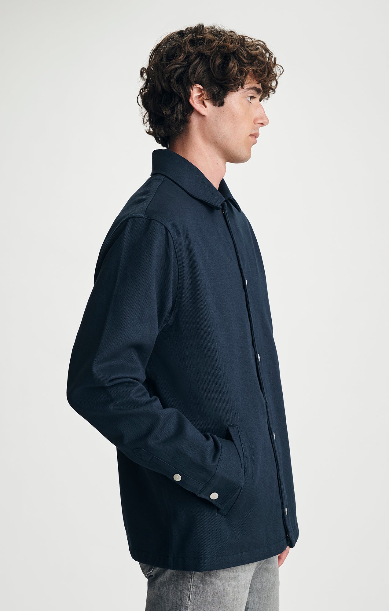 TWILL OVERSHIRT IN TOTAL ECLIPSE - Mavi Jeans