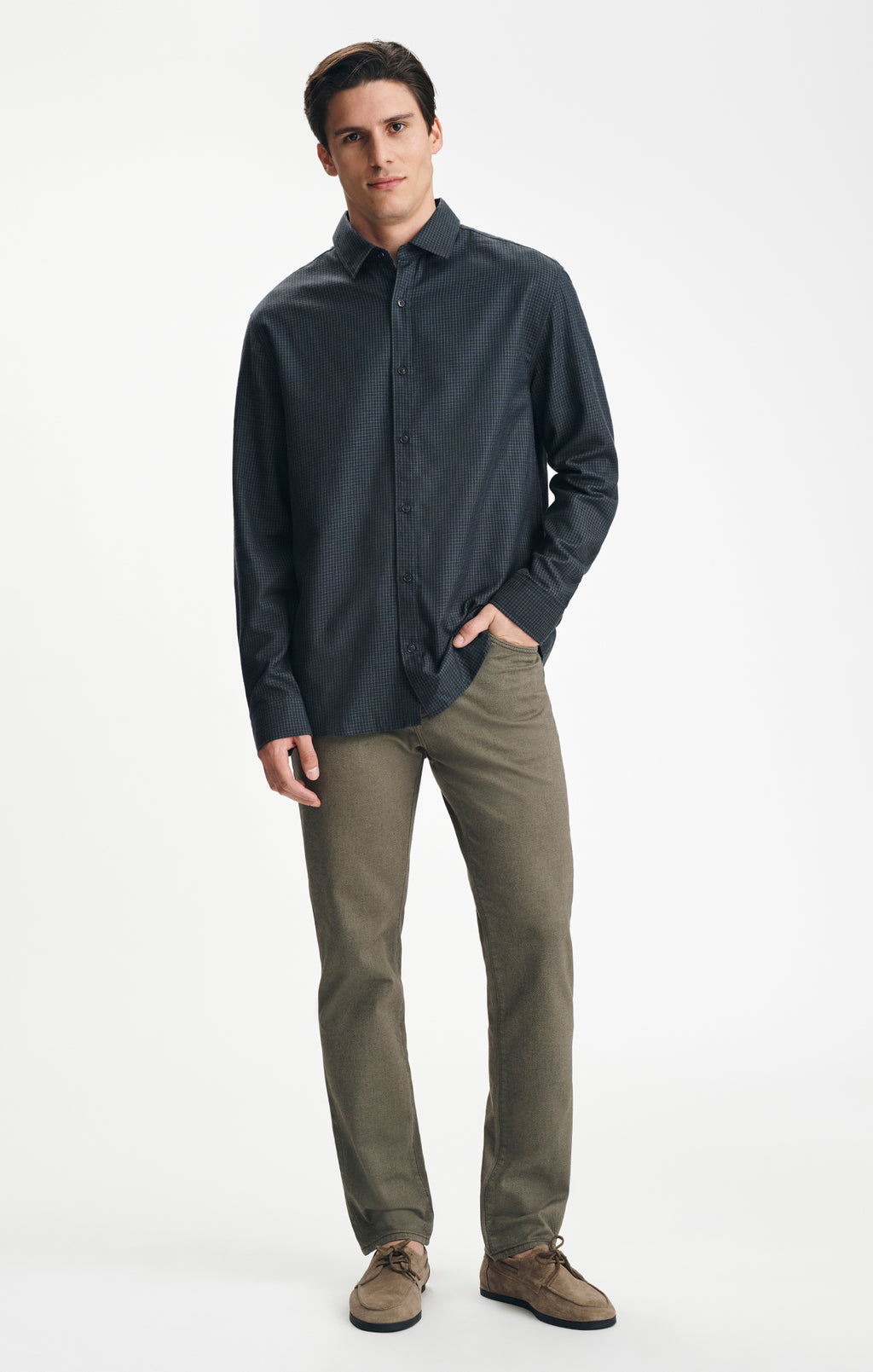 BUTTON-UP SHIRT IN NAVY - Mavi Jeans