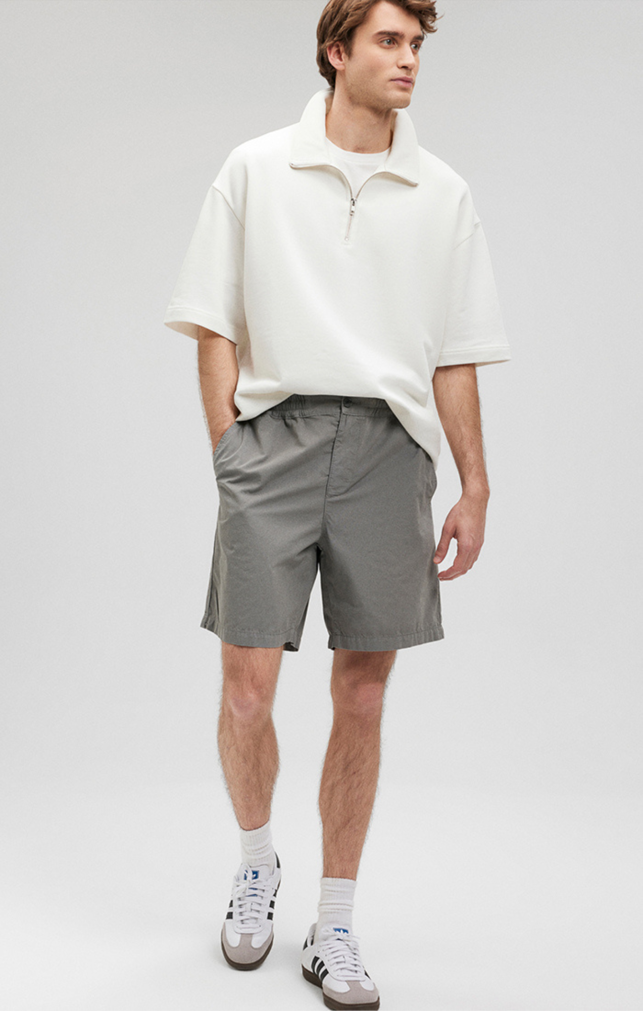 メンズウェア Russeluno CIDAM Chino Short Pants Mavi Men's Chino Shorts In Sedona Sage