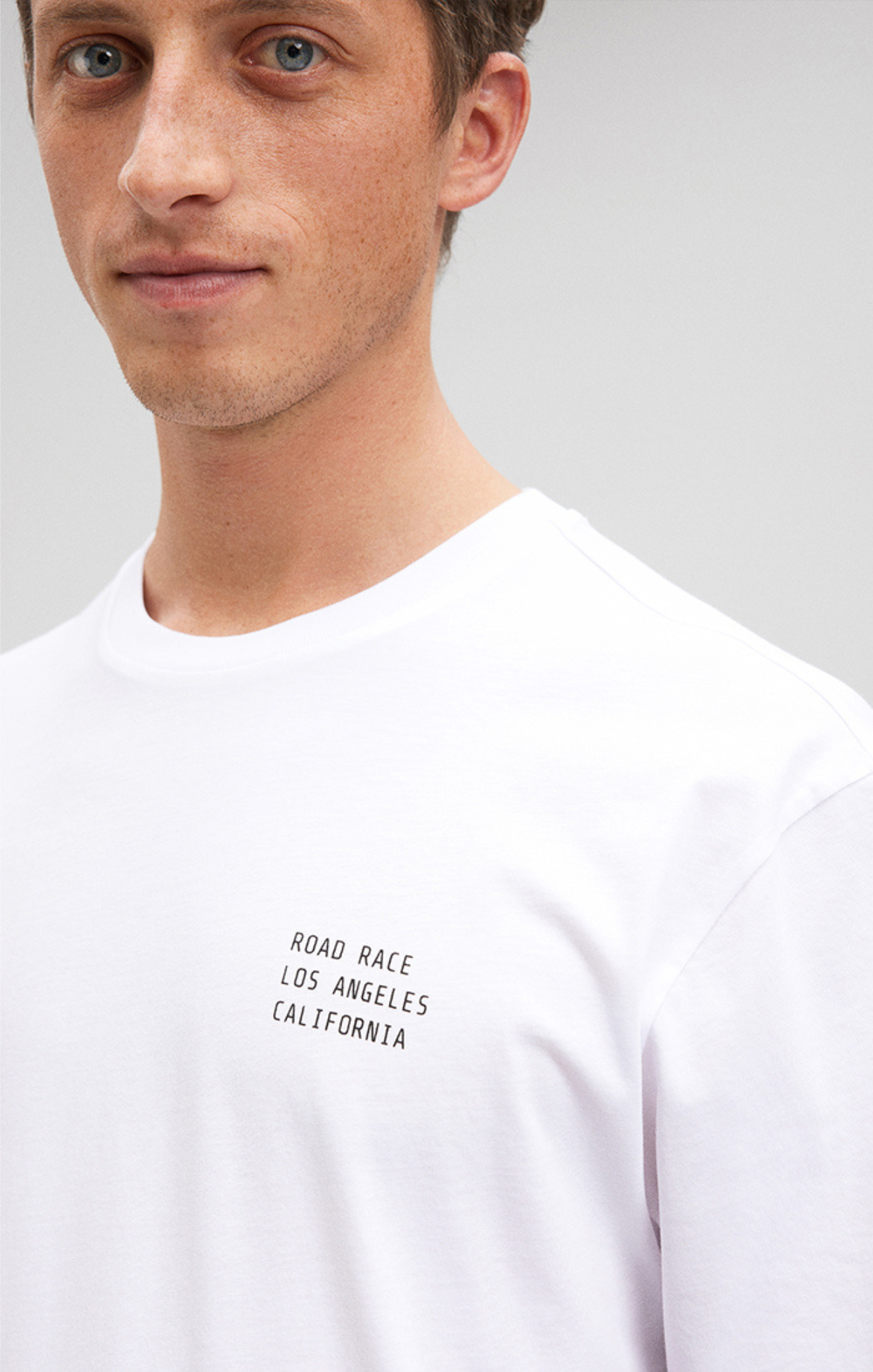 Mavi Men's Los Angeles Print T-Shirt In White