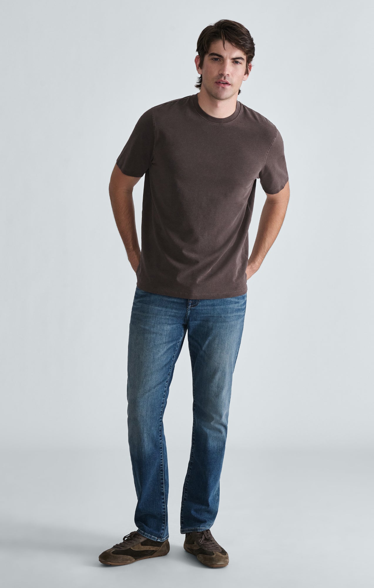 SOFT SLUB CREW NECK T-SHIRT IN JAVA - Mavi Jeans