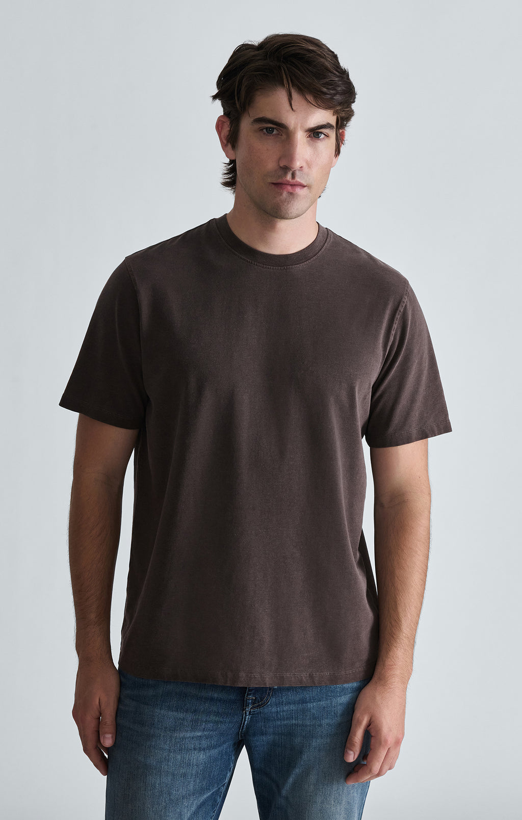 SOFT SLUB CREW NECK T-SHIRT IN JAVA - Mavi Jeans