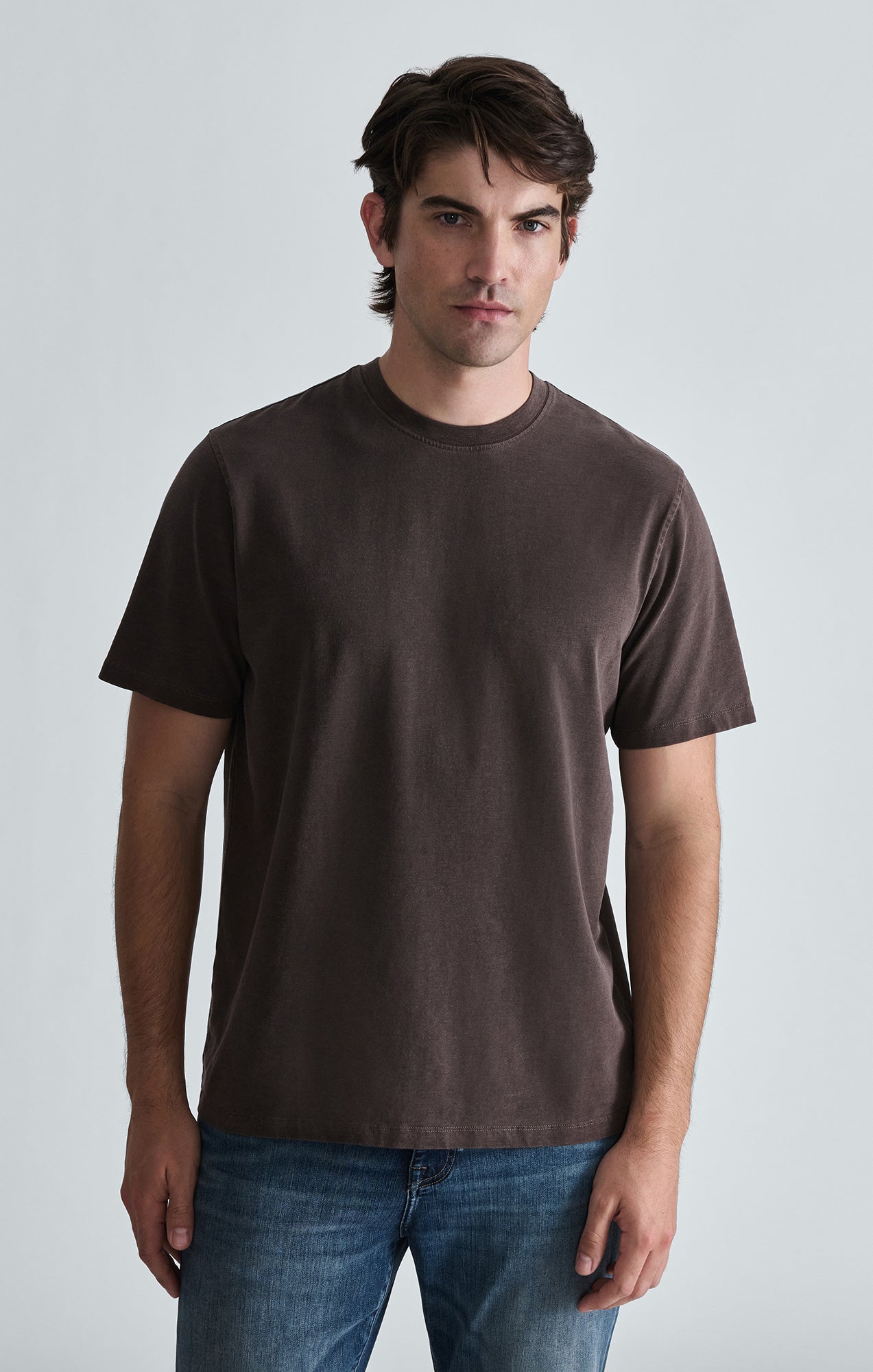 SOFT SLUB CREW NECK T-SHIRT IN JAVA - Mavi Jeans