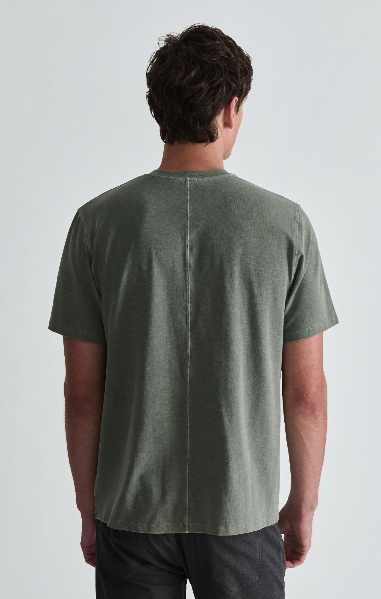 SOFT SLUB CREW NECK T-SHIRT IN BEETLE - Mavi Jeans