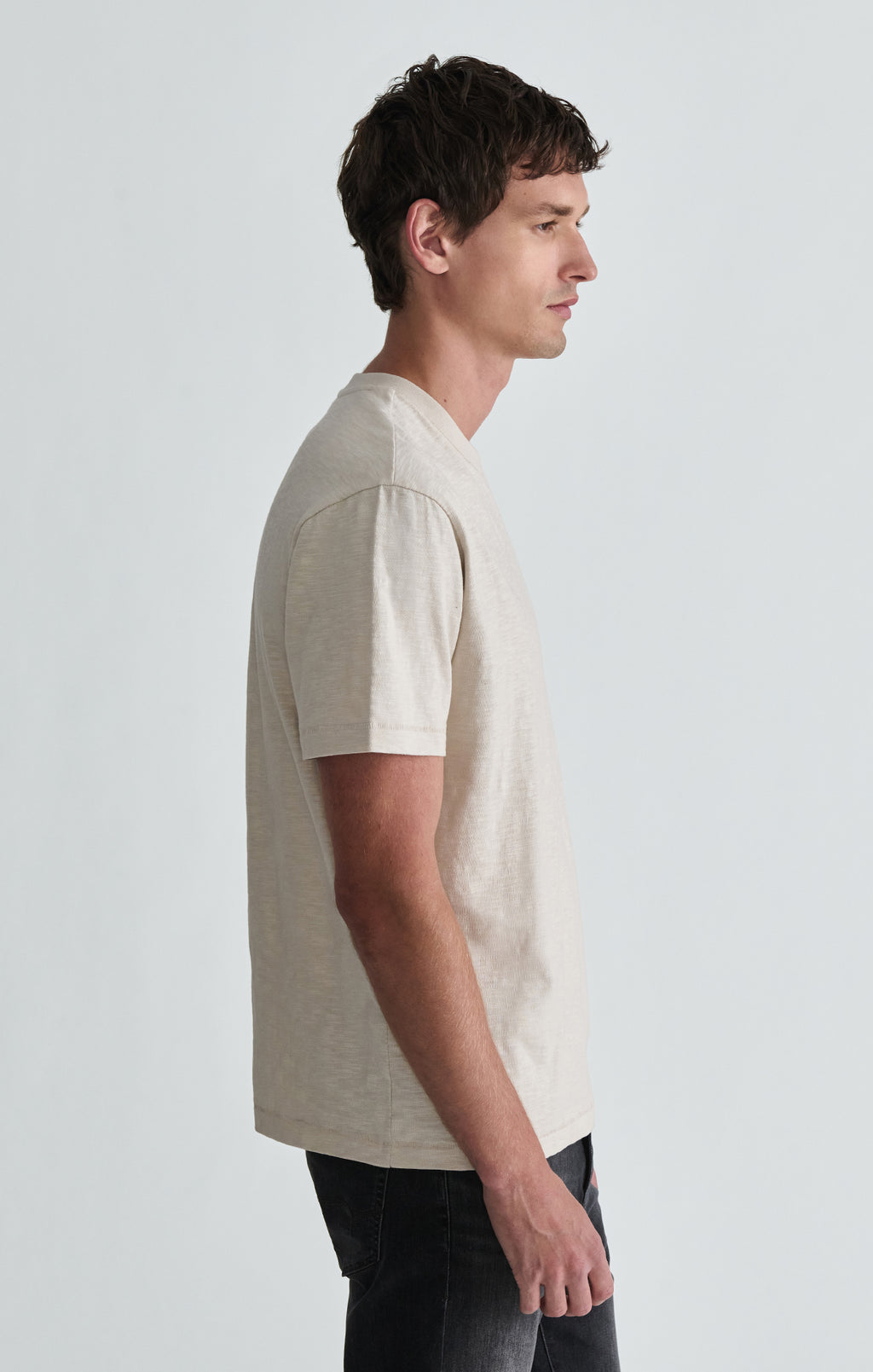 SLUB CREW NECK T-SHIRT IN MOONSTRUCK - Mavi Jeans