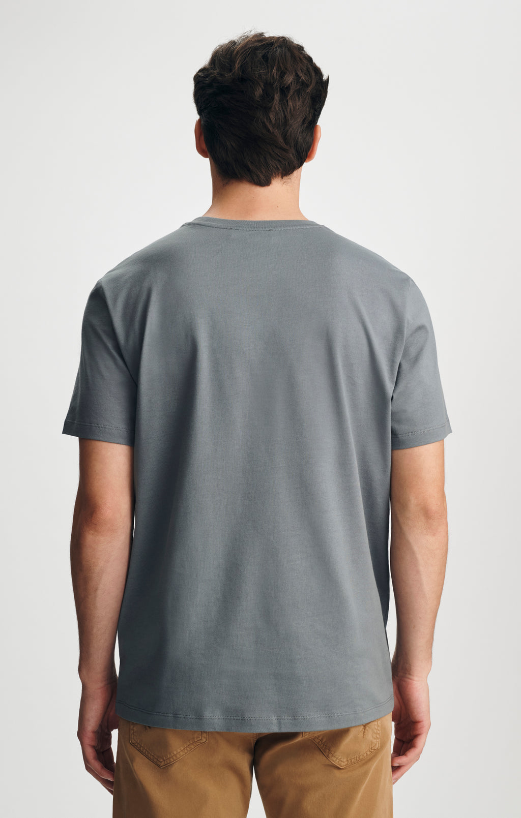PIMA CREW NECK T-SHIRT IN STORMY WEATHER