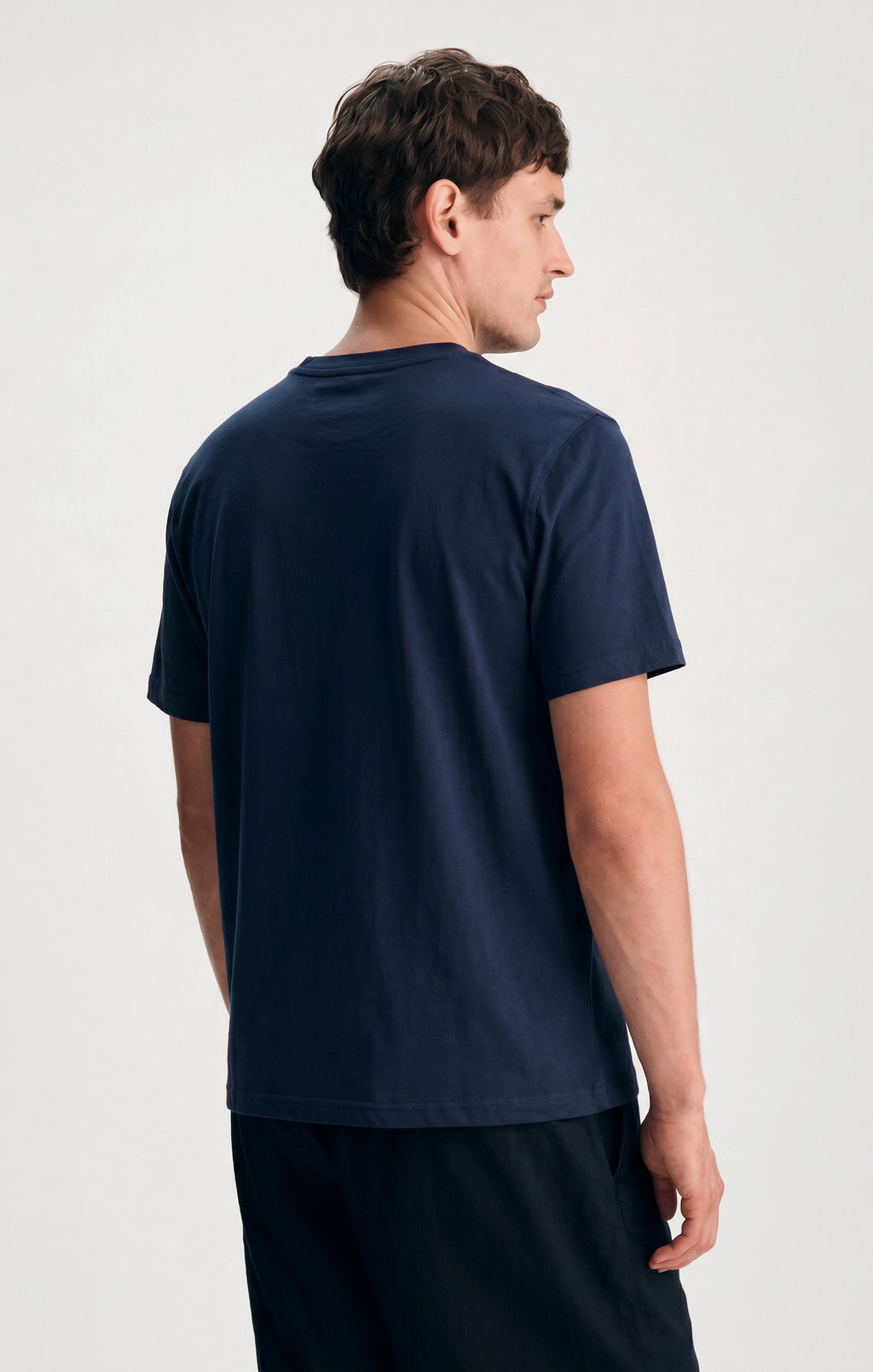 SAILBOAT GRAPHIC T-SHIRT IN BLACK IRIS - Mavi Jeans