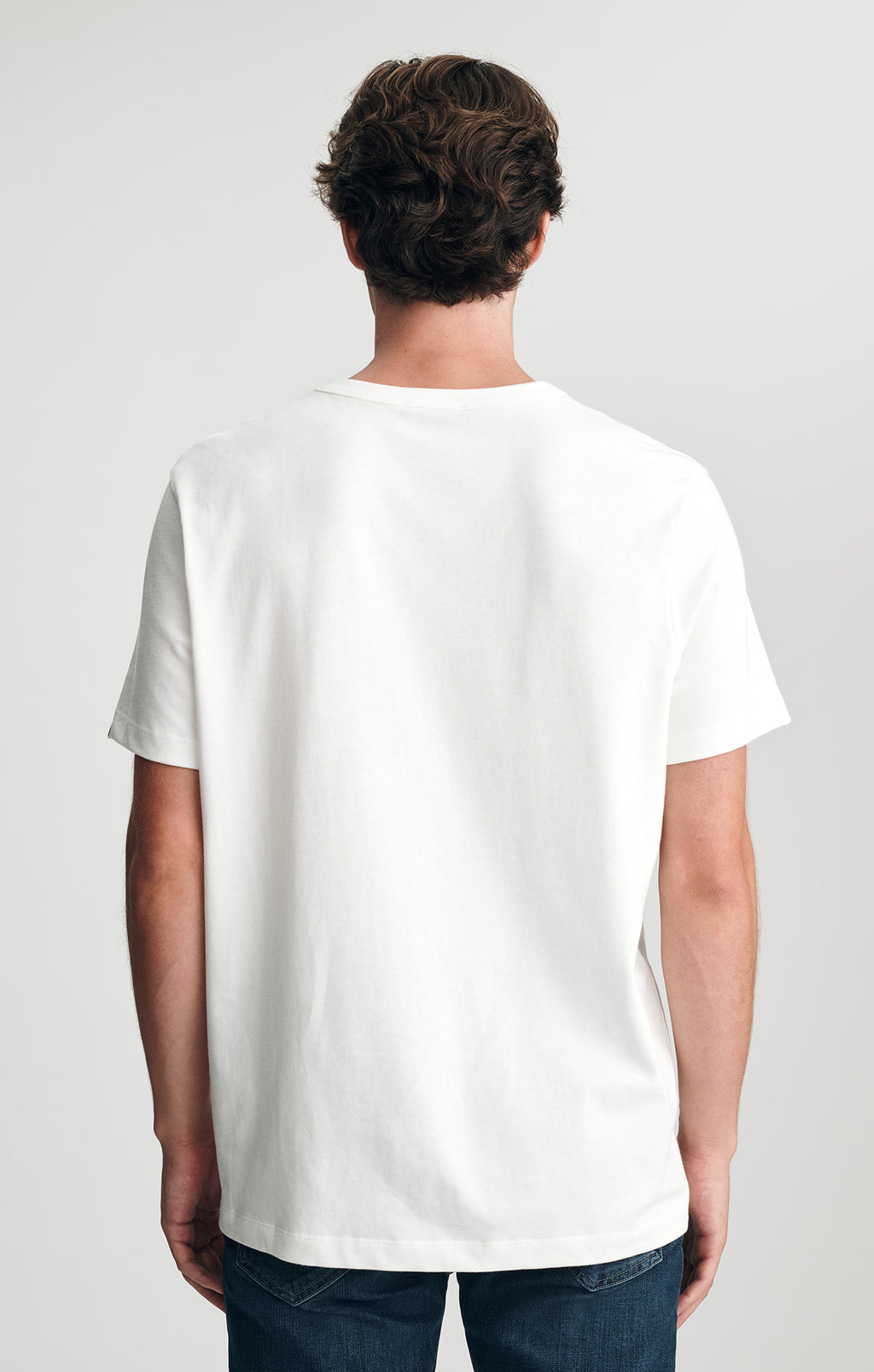 CREW NECK T-SHIRT IN ANTIQUE WHITE - Mavi Jeans