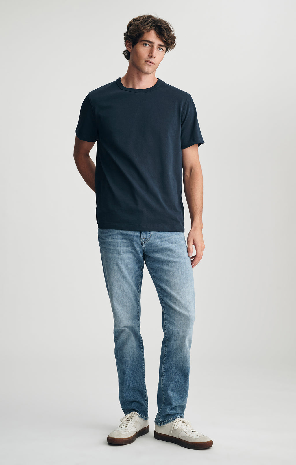 CREW NECK T-SHIRT IN TOTAL ECLIPSE - Mavi Jeans