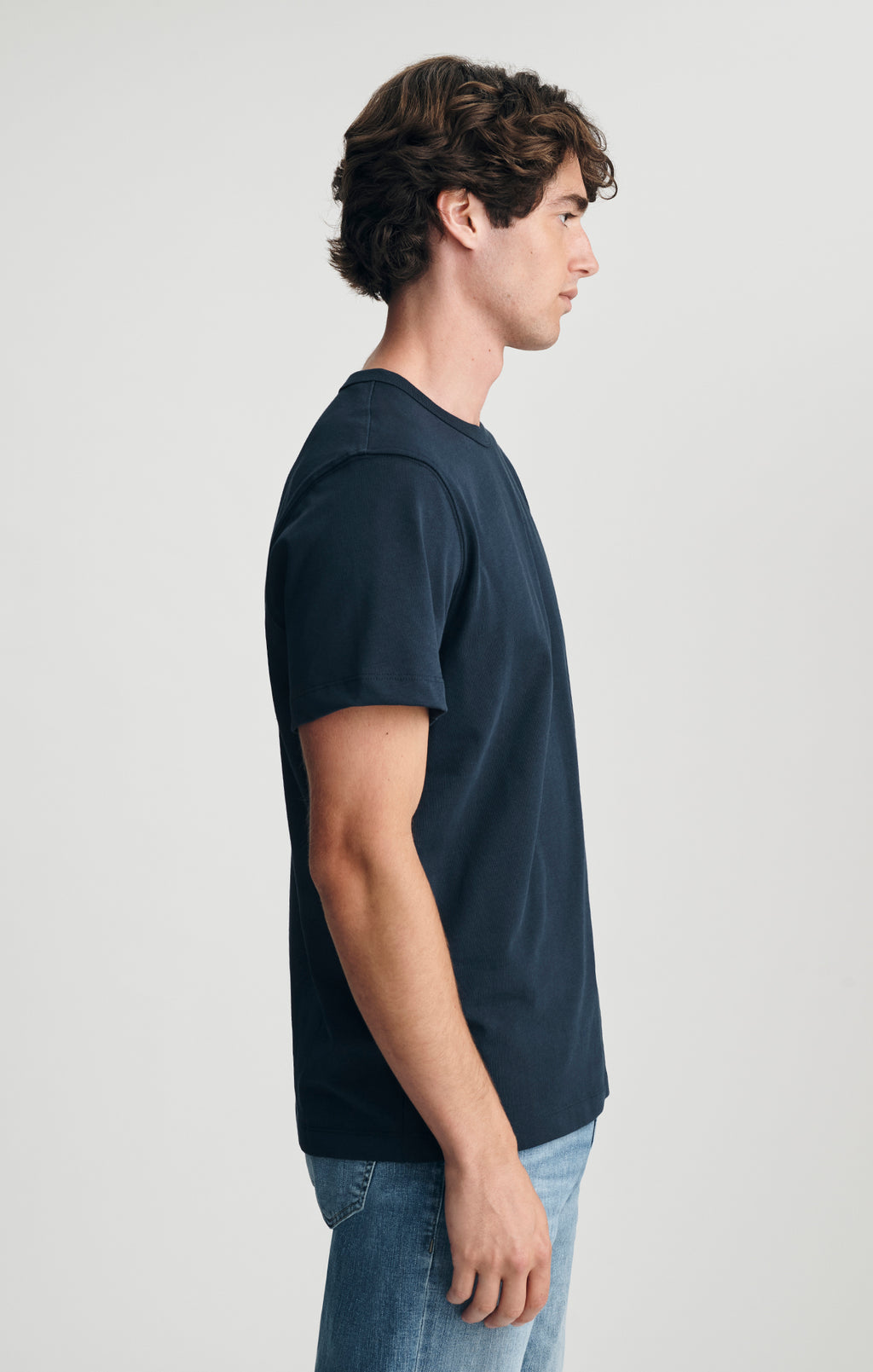 CREW NECK T-SHIRT IN TOTAL ECLIPSE - Mavi Jeans