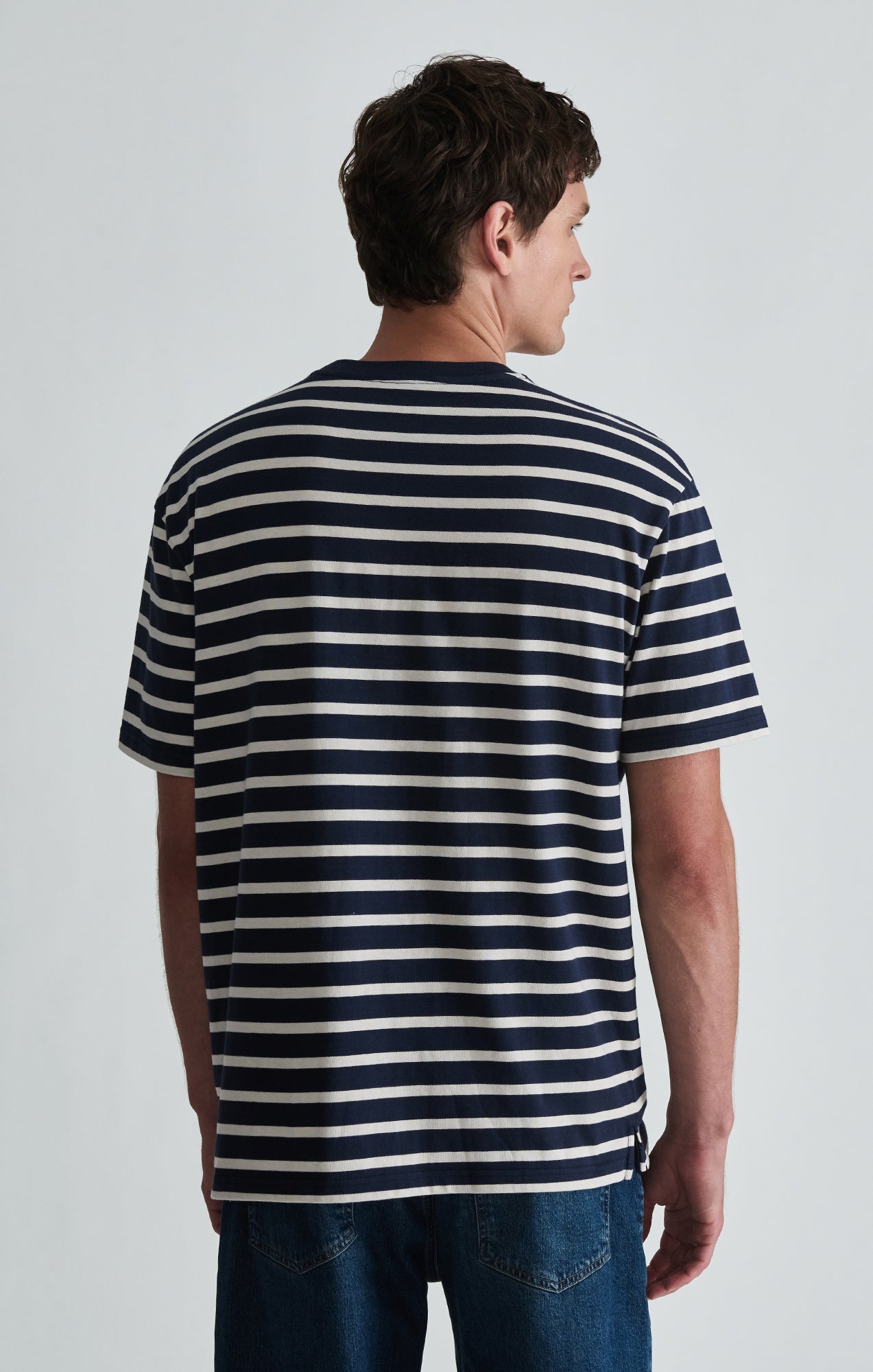 CREW NECK T-SHIRT IN TOTAL ECLIPSE - Mavi Jeans
