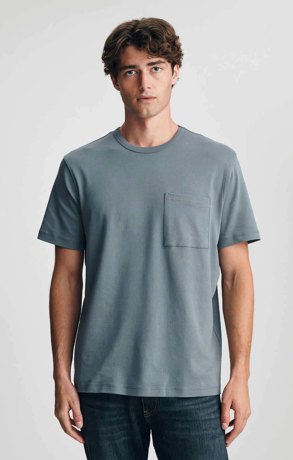 POCKET CREW NECK T-SHIRT IN STORMY WEATHER