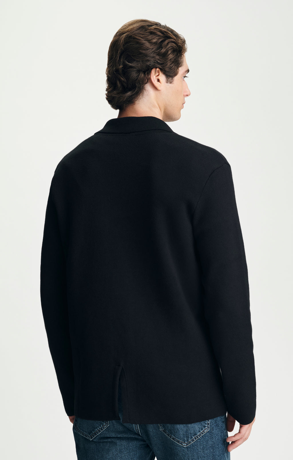 KNIT BLAZER IN BLACK - Mavi Jeans