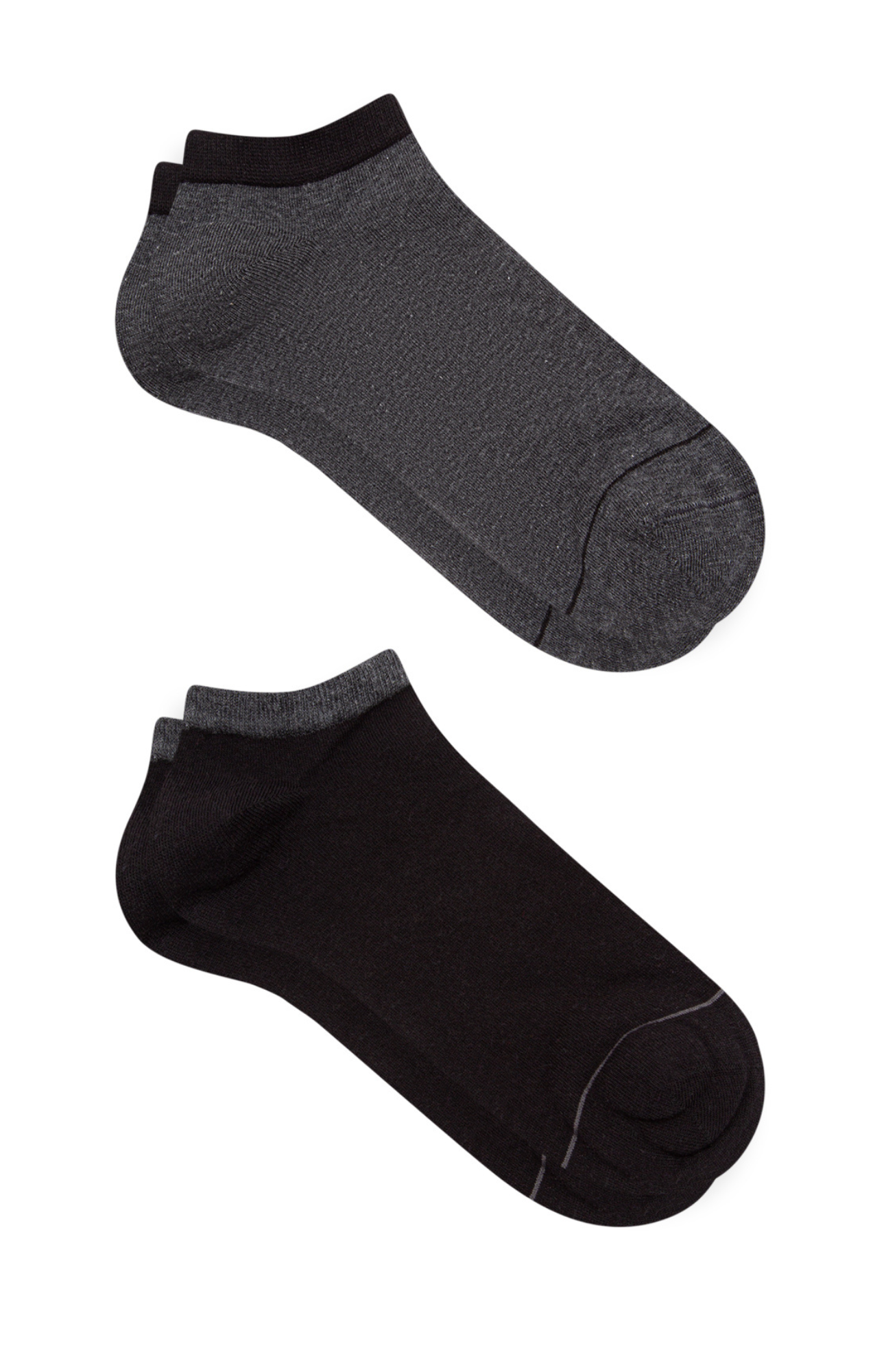 2-PACK ANKLE SOCKS IN BLACK - Mavi Jeans