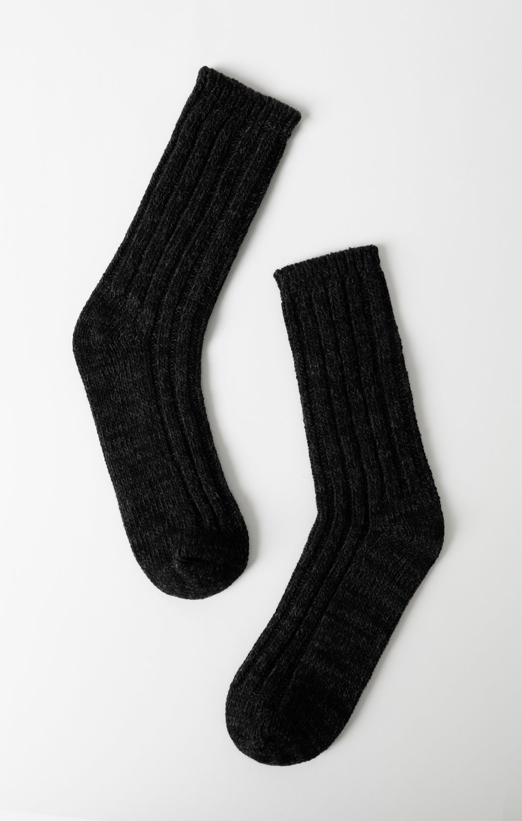 RIBBED BOOT SOCKS IN TOTAL ECLIPSE