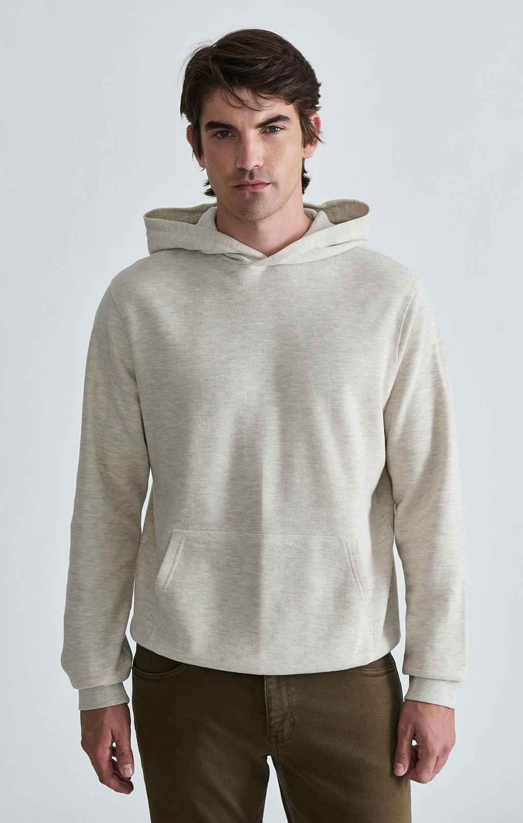 HOODIE IN GREY MELANGE - Mavi Jeans