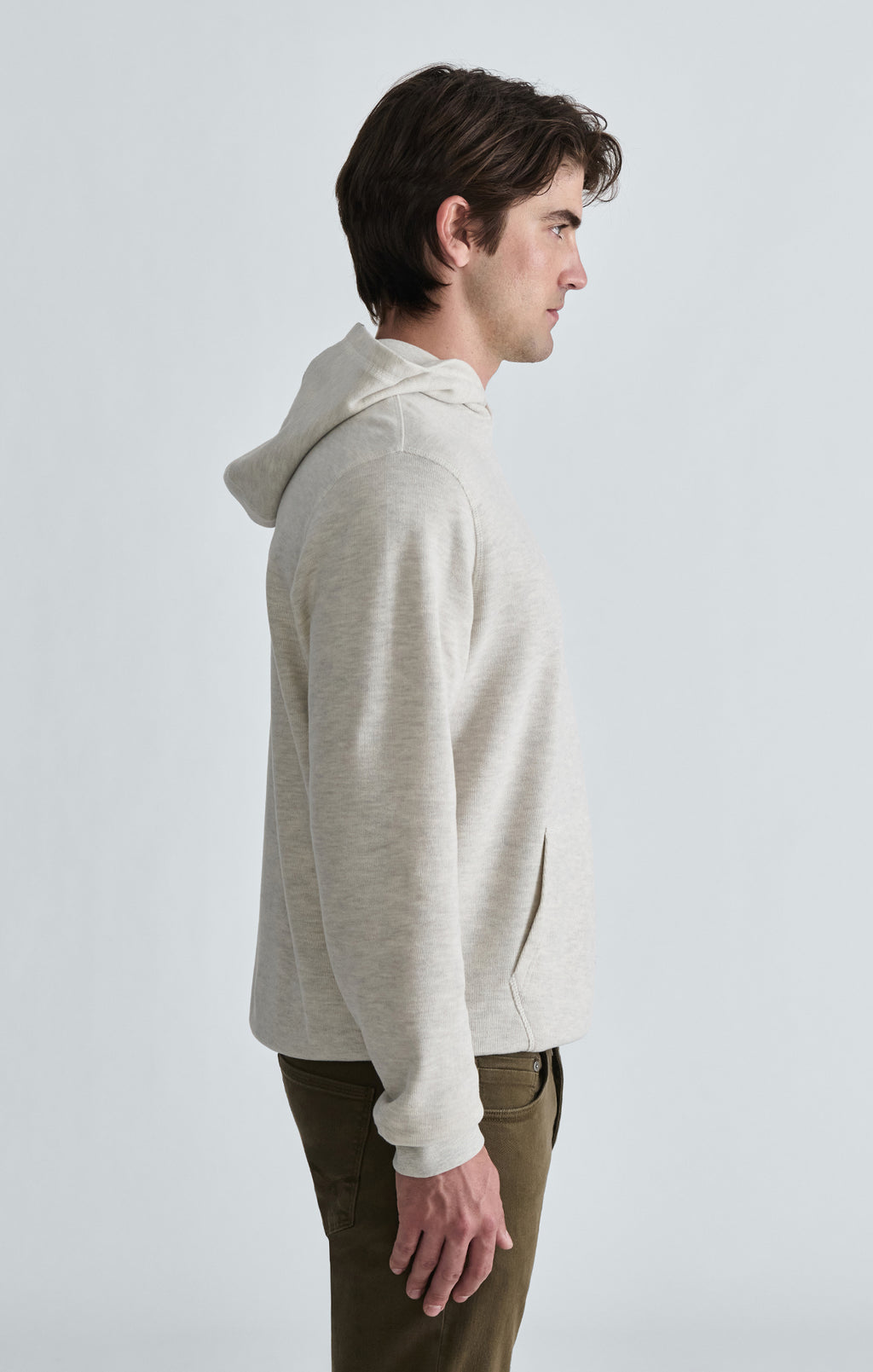 HOODIE IN GREY MELANGE - Mavi Jeans