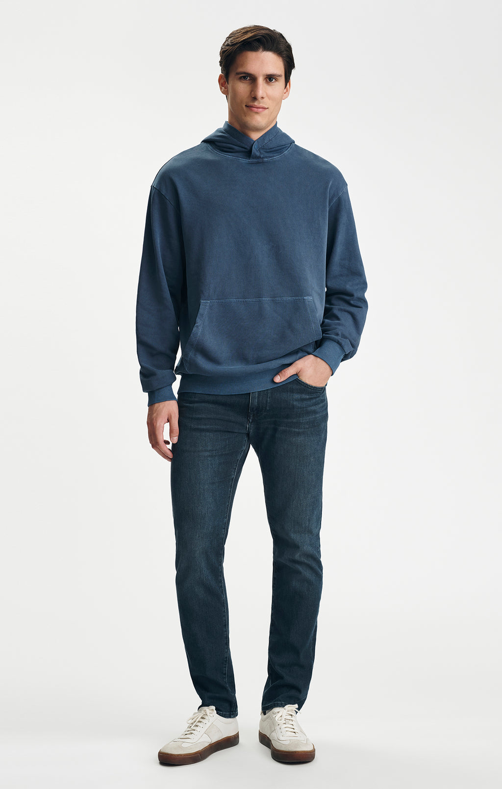HOODIE IN DRESS BLUES - Mavi Jeans