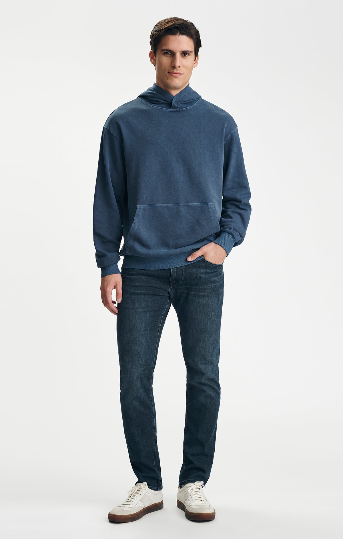 HOODIE IN DRESS BLUES - Mavi Jeans