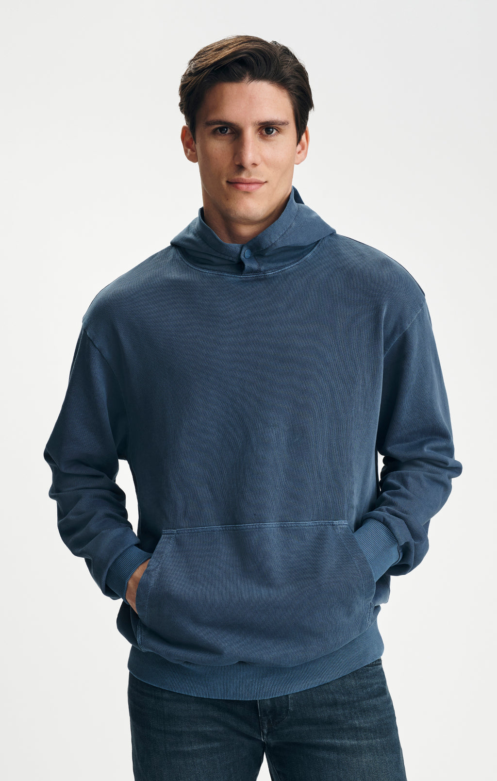 HOODIE IN DRESS BLUES - Mavi Jeans