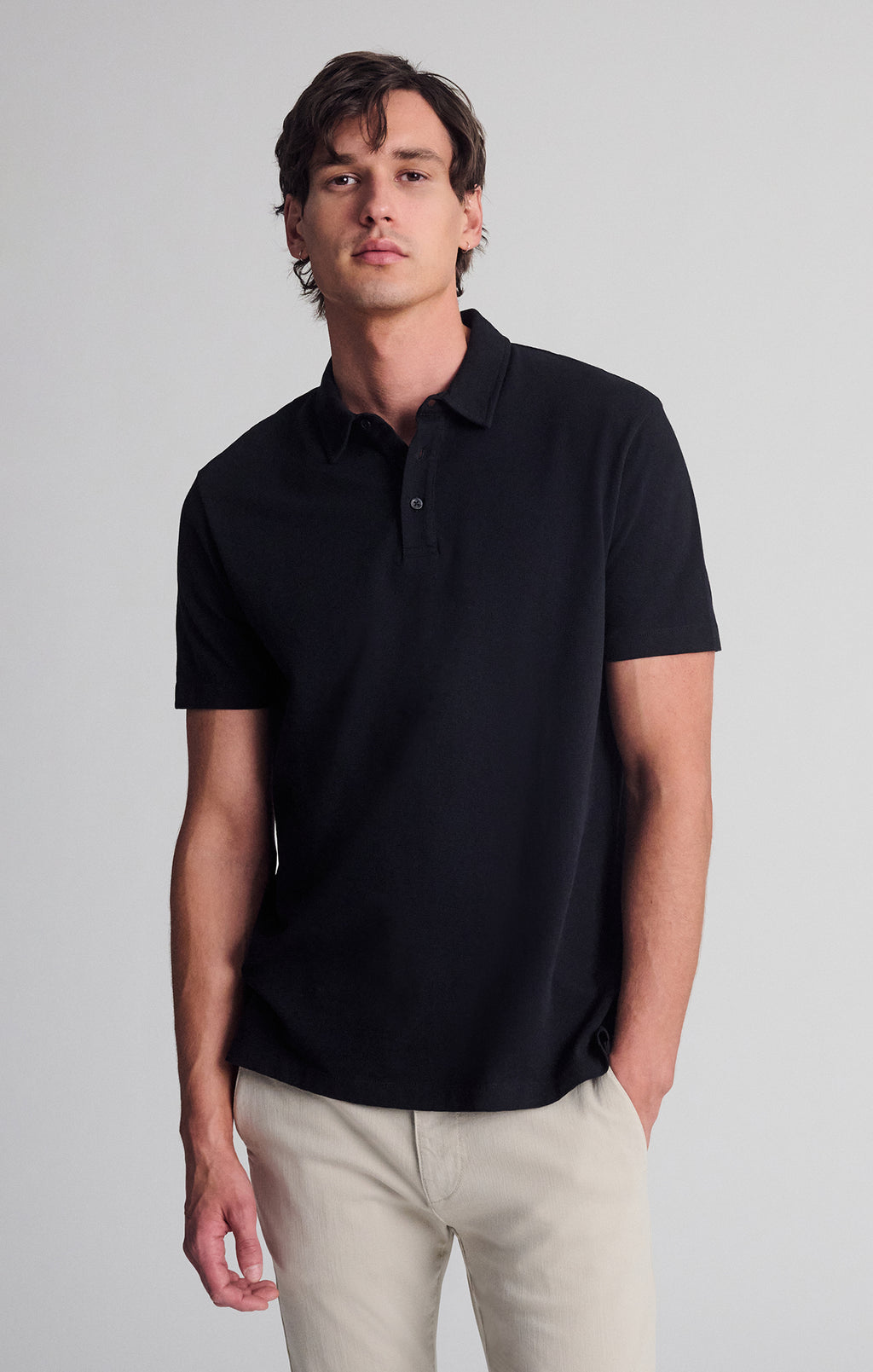 POLO SHIRT IN BLACK - Mavi Jeans