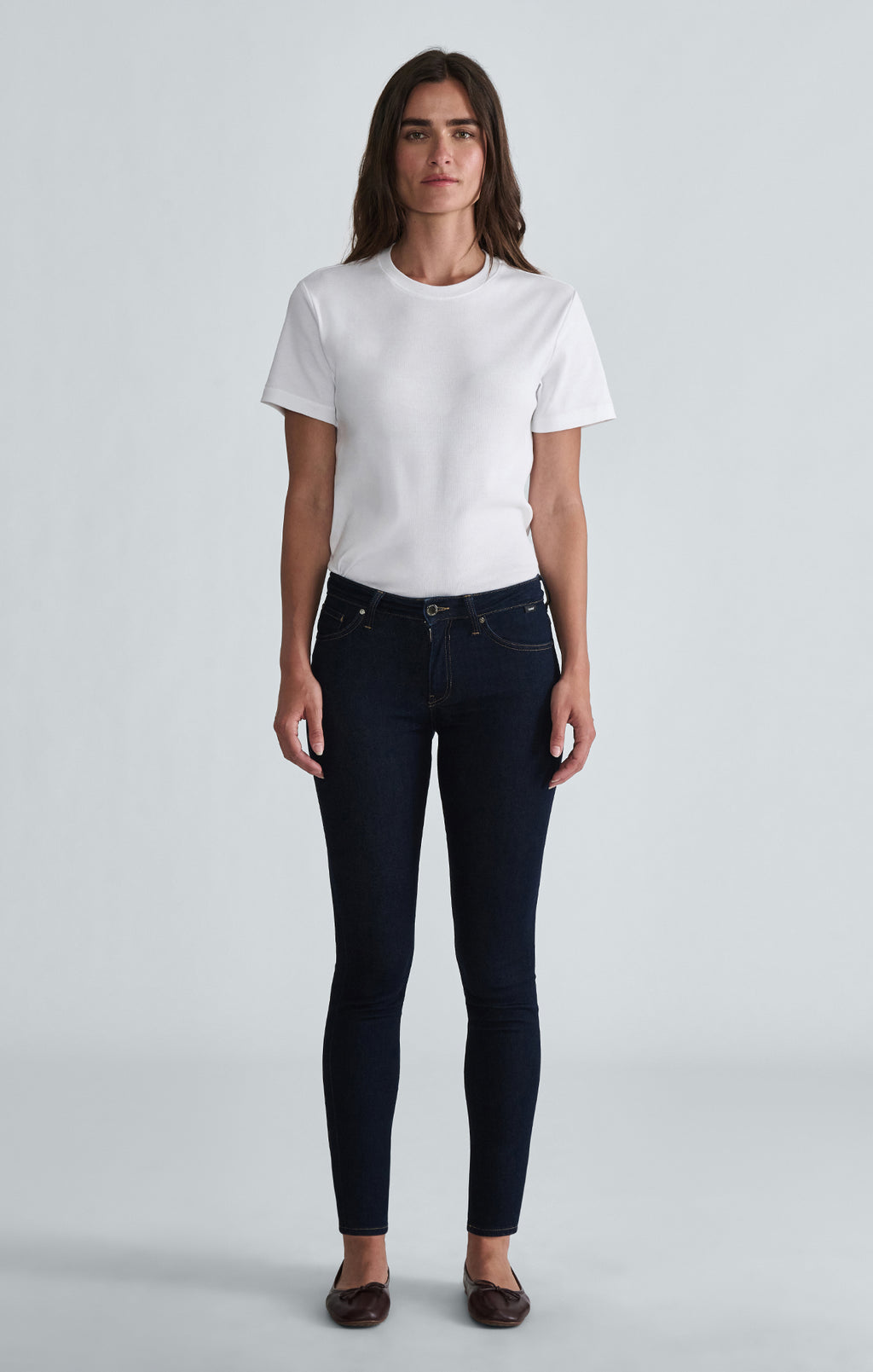 TESS SKINNY IN RINSE FEATHER LUXE - Mavi Jeans
