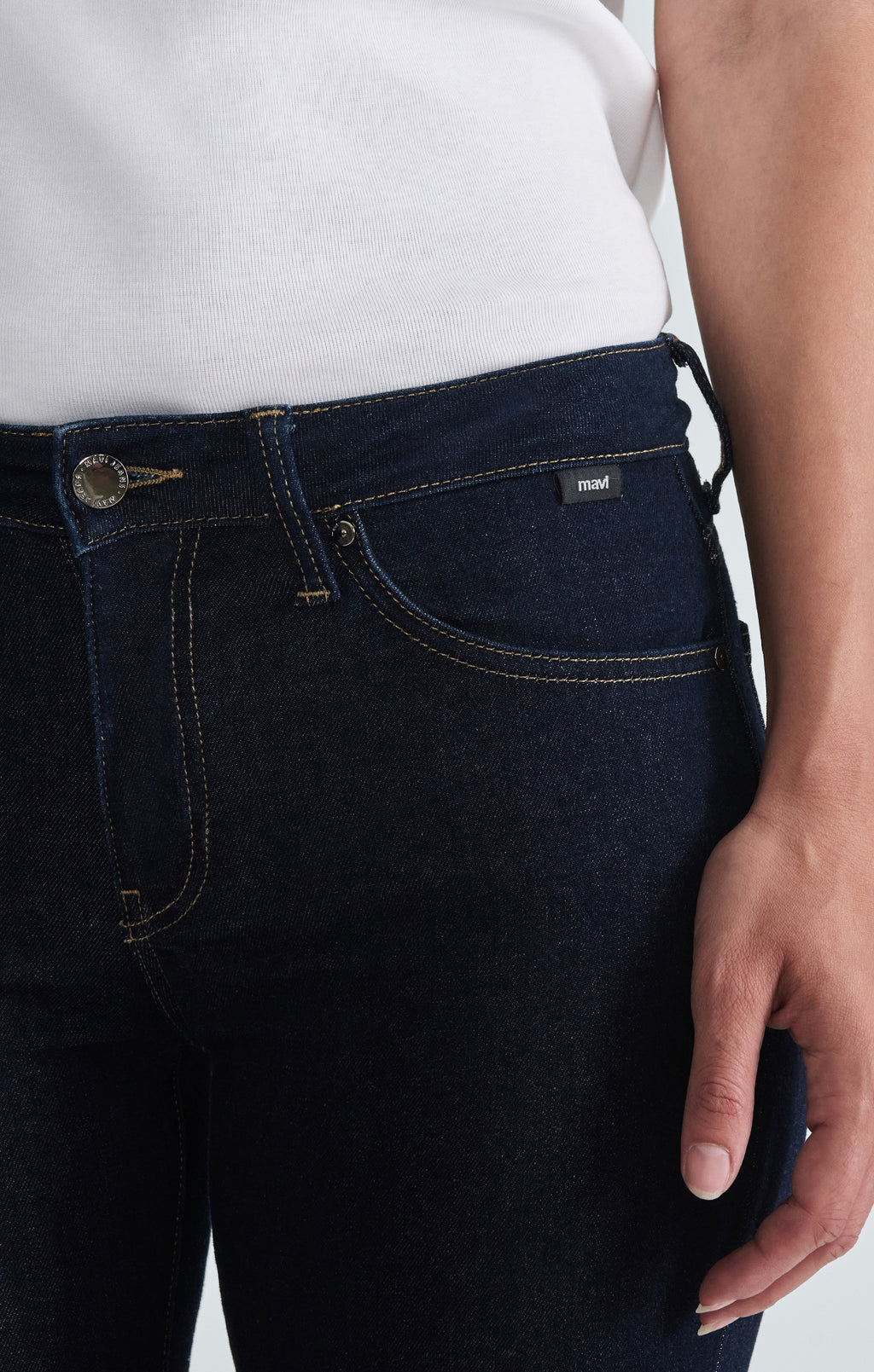 TESS SKINNY IN RINSE FEATHER LUXE - Mavi Jeans
