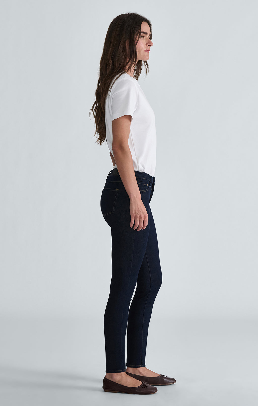 TESS SKINNY IN RINSE FEATHER LUXE - Mavi Jeans
