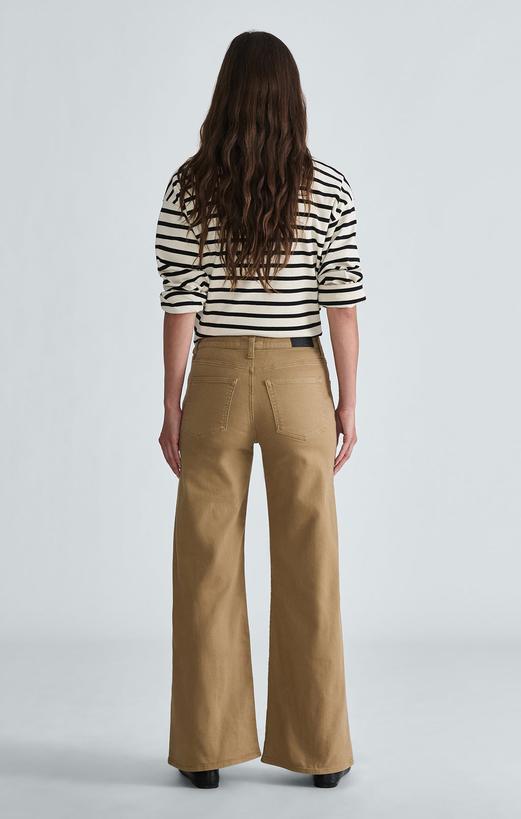 FLORIDA WIDE LEG IN DARK KHAKI DENIM - Mavi Jeans