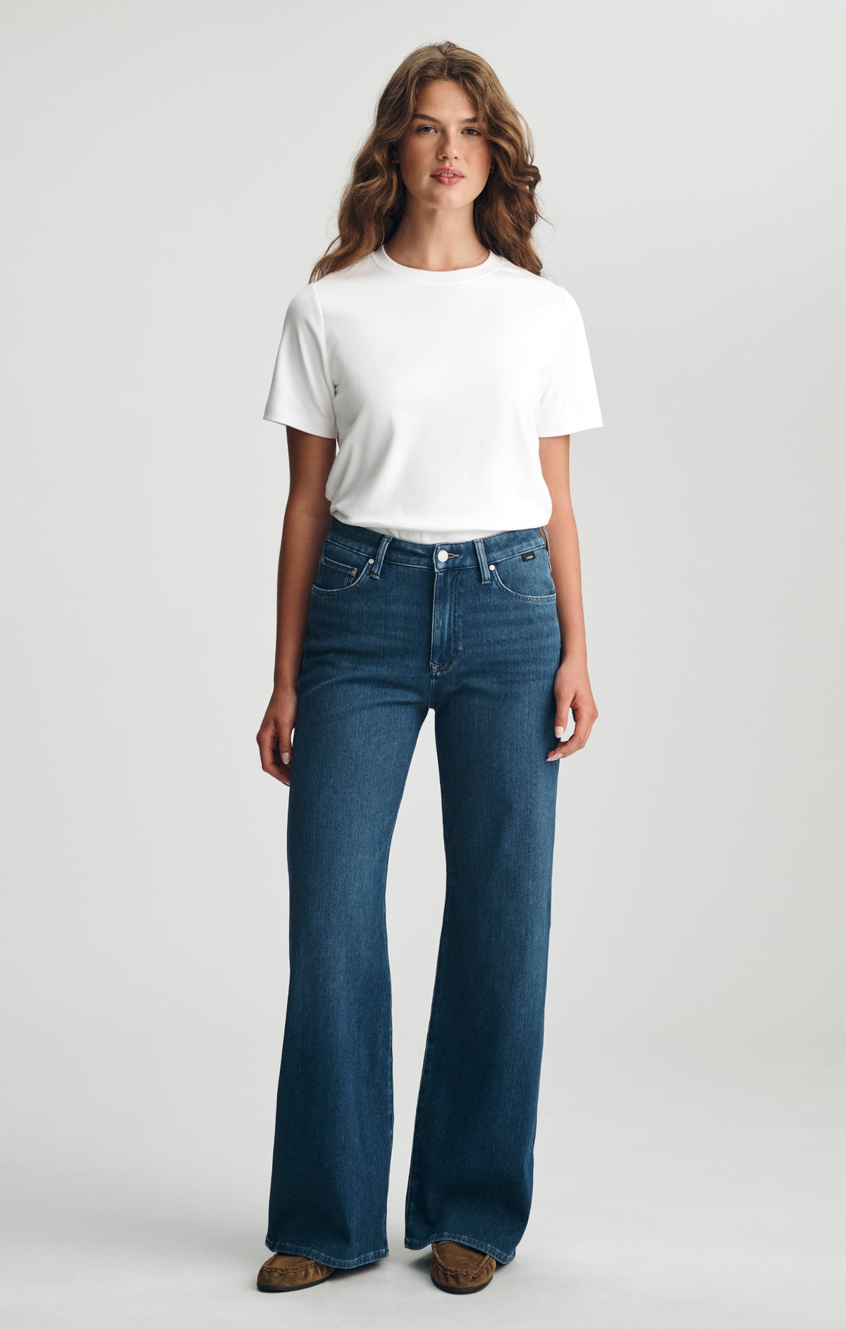 FLORIDA WIDE LEG IN DARK INDIGO MOVE - Mavi Jeans