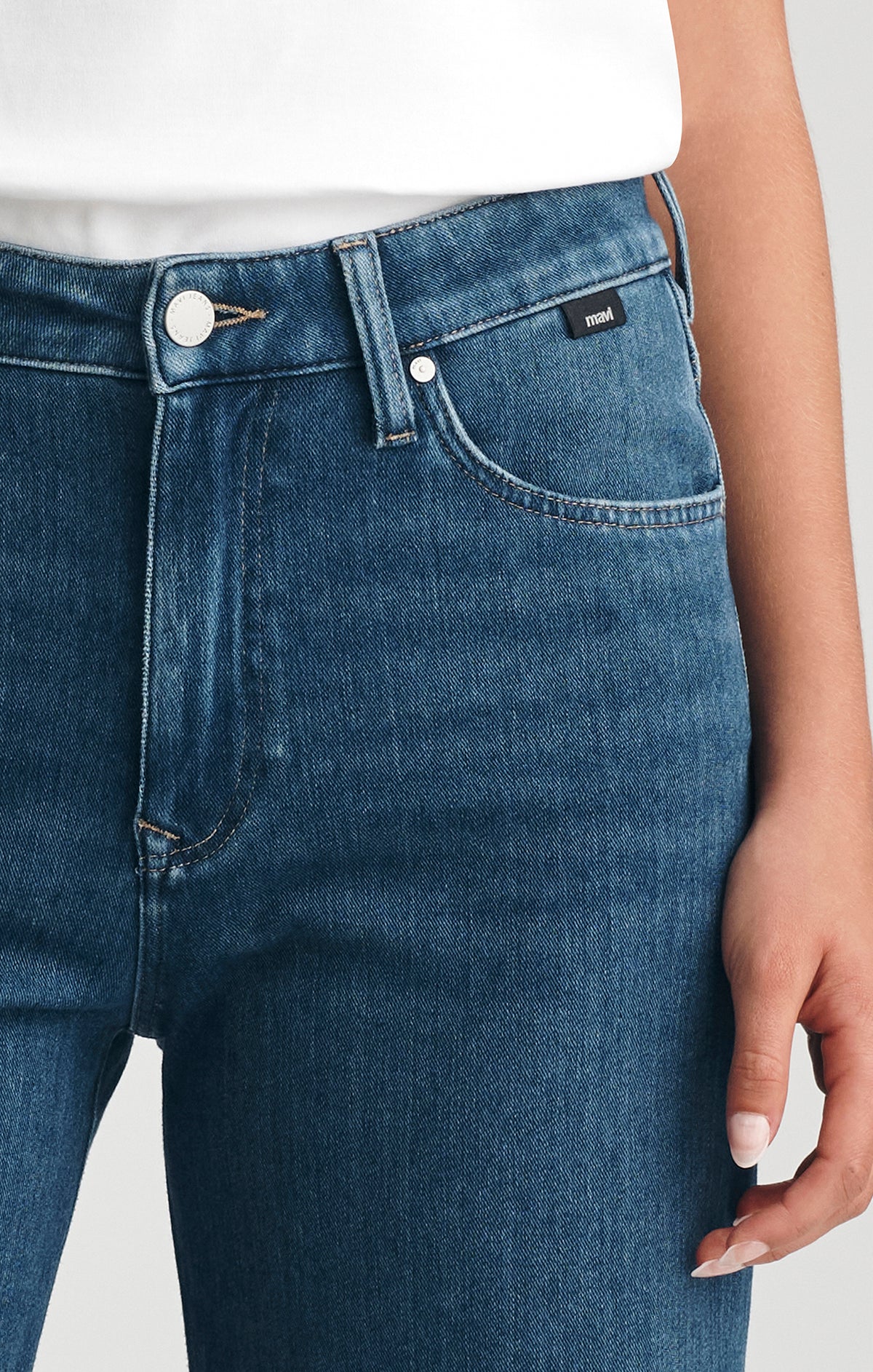 FLORIDA WIDE LEG IN DARK INDIGO MOVE - Mavi Jeans