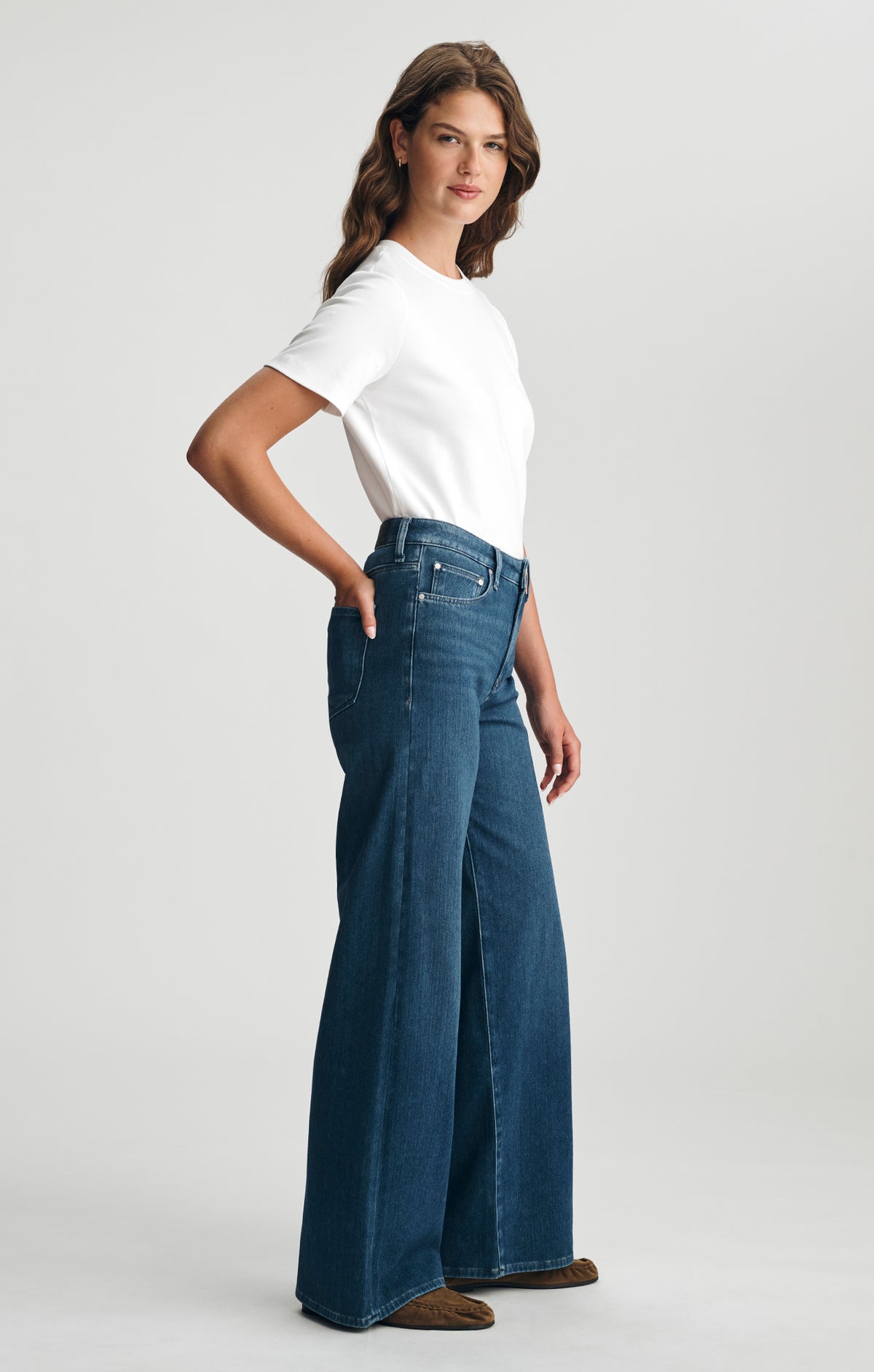 FLORIDA WIDE LEG IN DARK INDIGO MOVE - Mavi Jeans