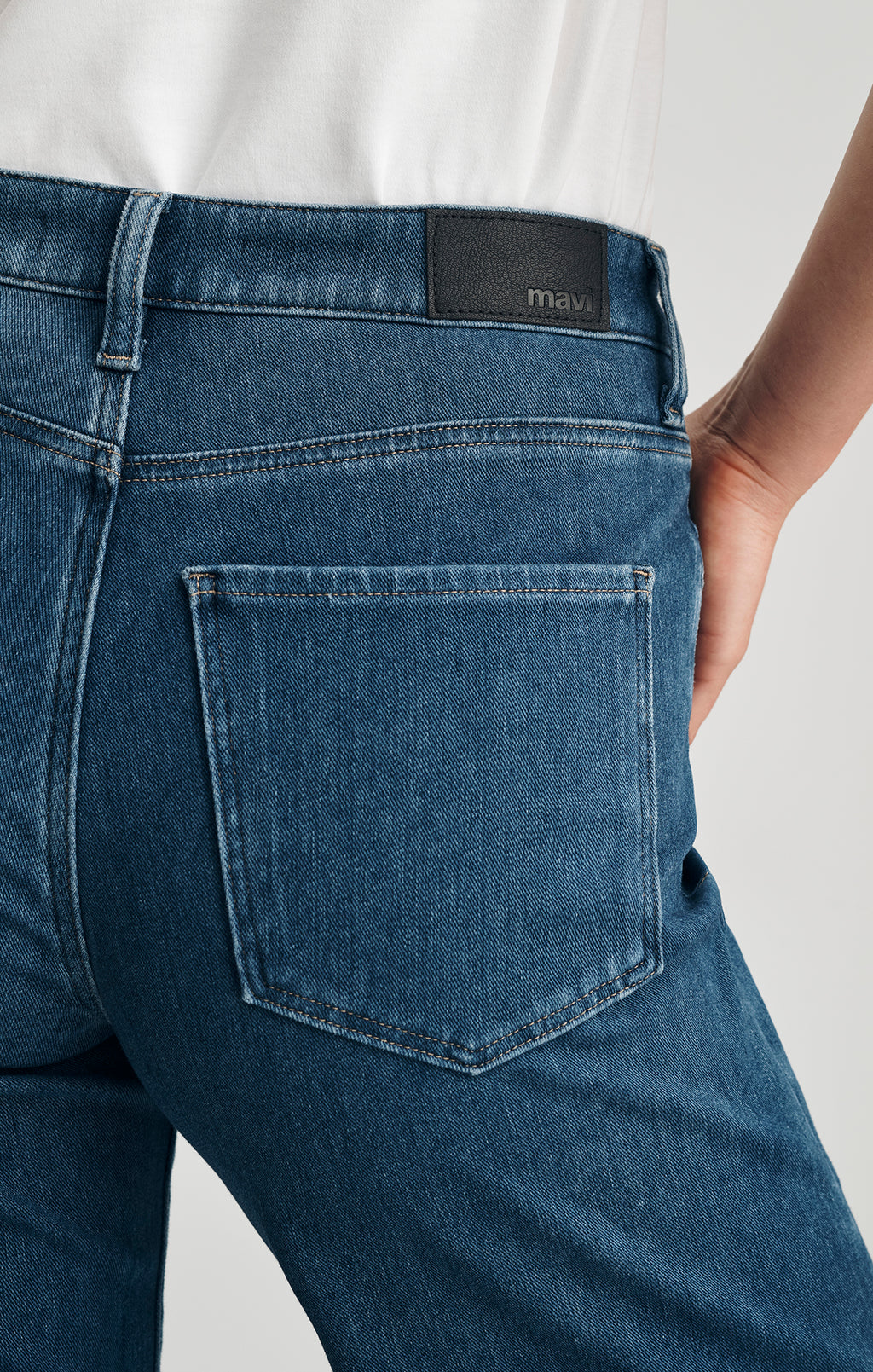 FLORIDA WIDE LEG IN DARK INDIGO MOVE - Mavi Jeans
