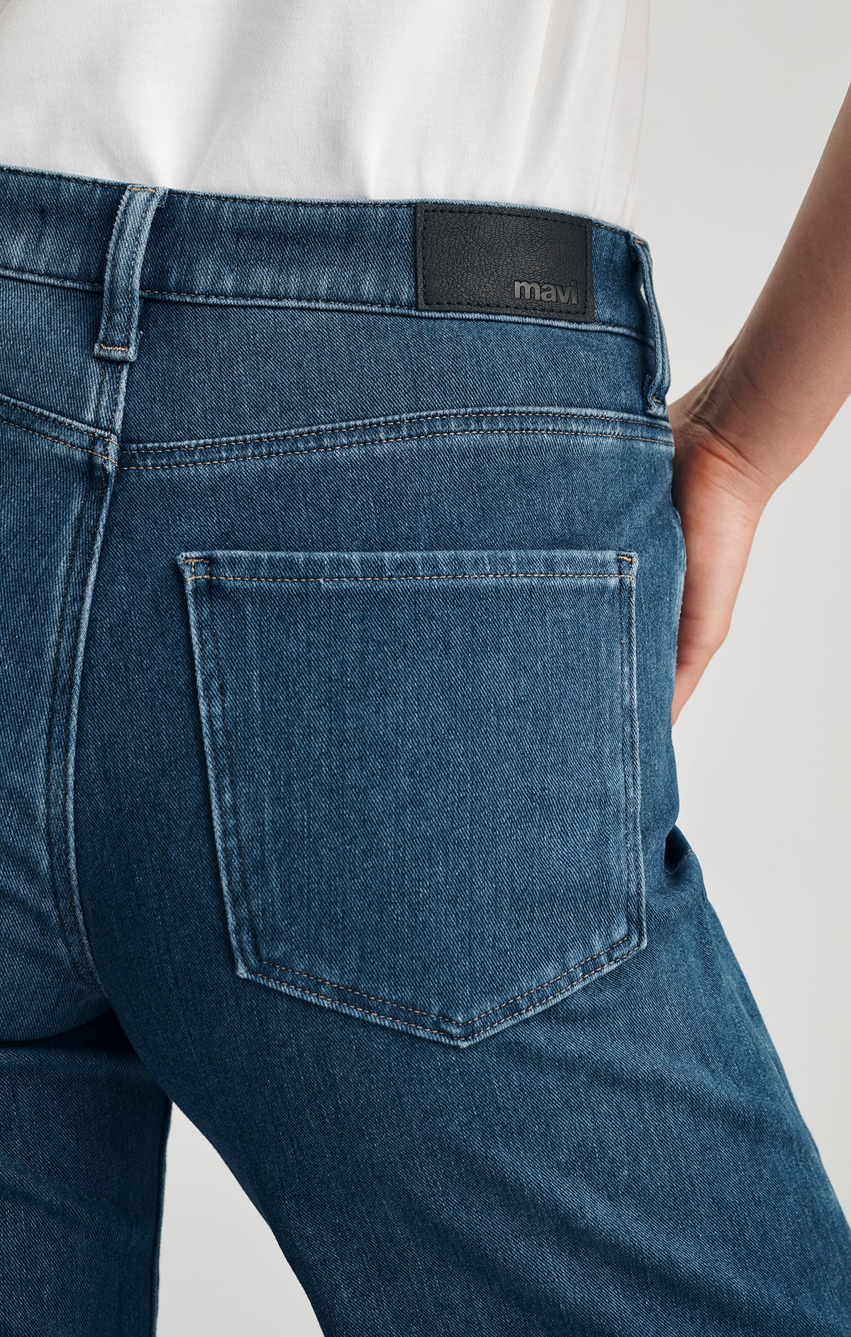FLORIDA WIDE LEG IN DARK INDIGO MOVE - Mavi Jeans