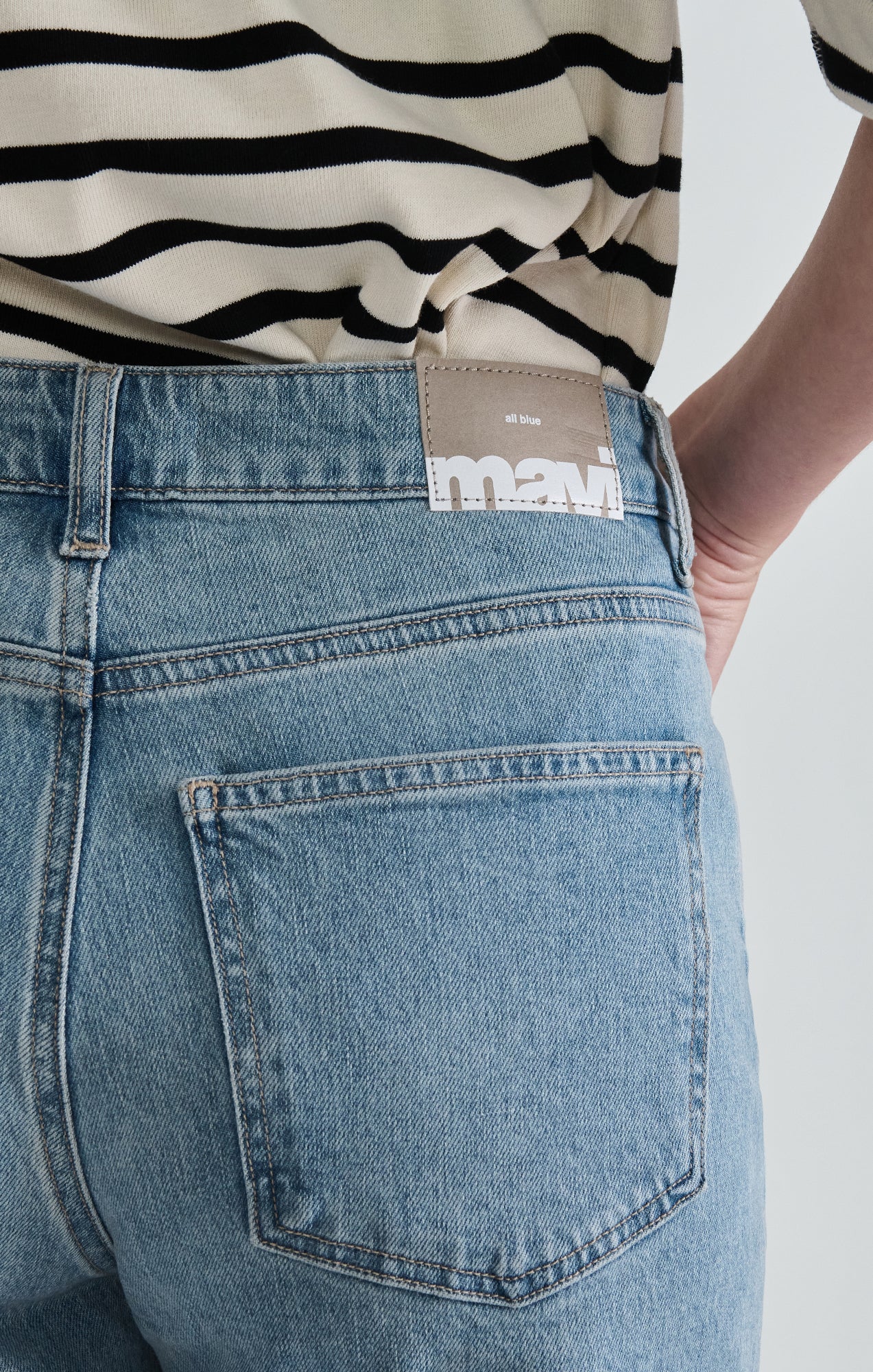 FLORIDA WIDE LEG IN BLEACHED CLASSIC BLUE - Mavi Jeans