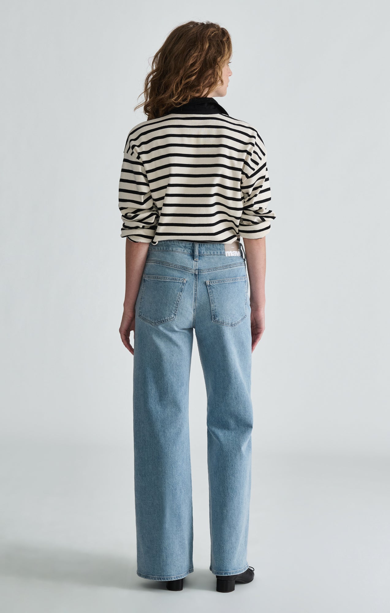 FLORIDA WIDE LEG IN BLEACHED CLASSIC BLUE - Mavi Jeans