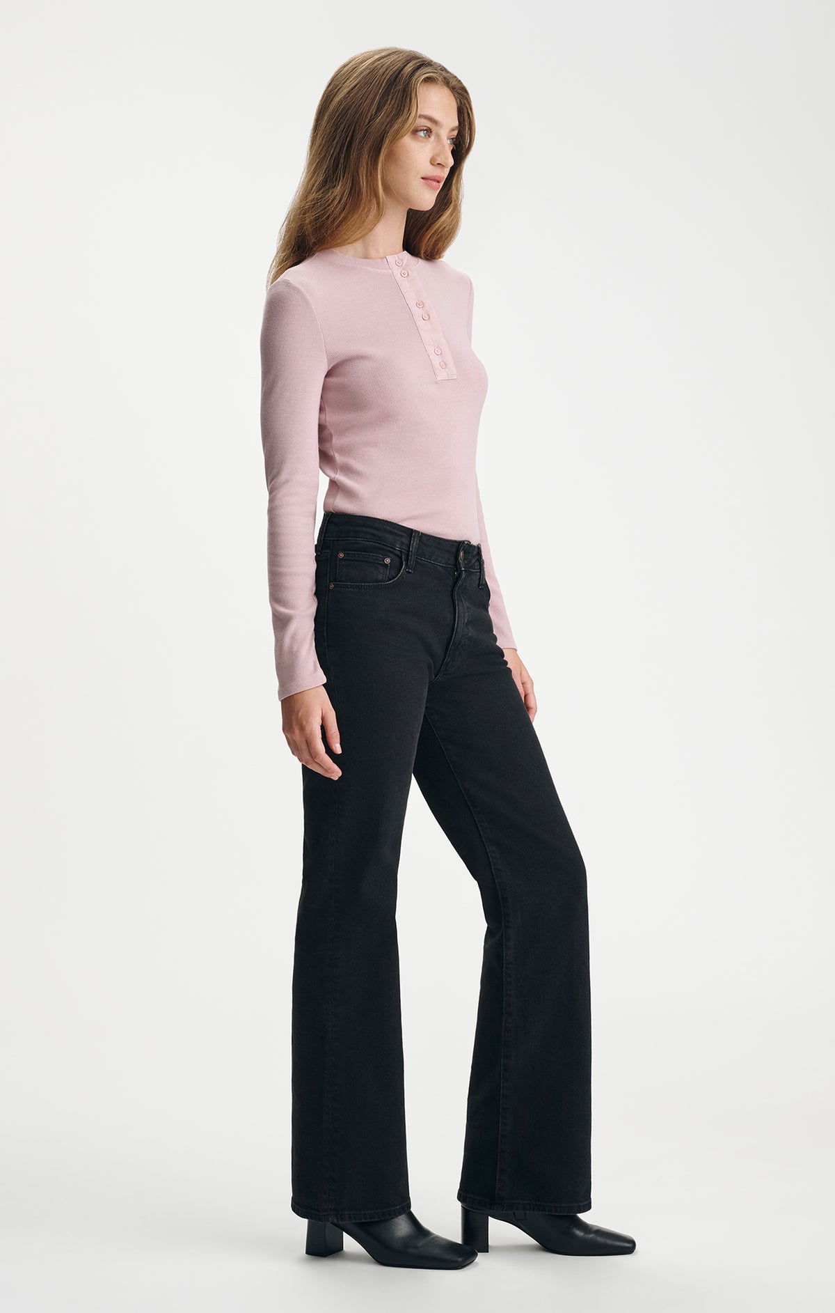 IBIZA LOOSE STRAIGHT LEG IN DARK SMOKE DENIM - Mavi Jeans