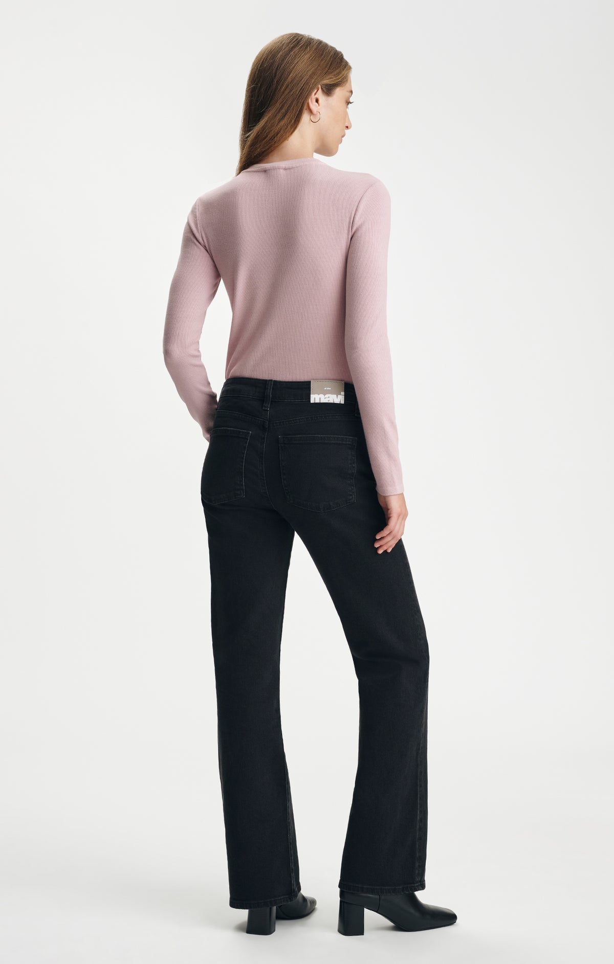 IBIZA LOOSE STRAIGHT LEG IN DARK SMOKE DENIM - Mavi Jeans